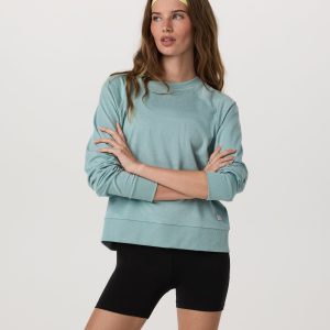 Long-Sleeve Halo Crew | Sea Spray Heather