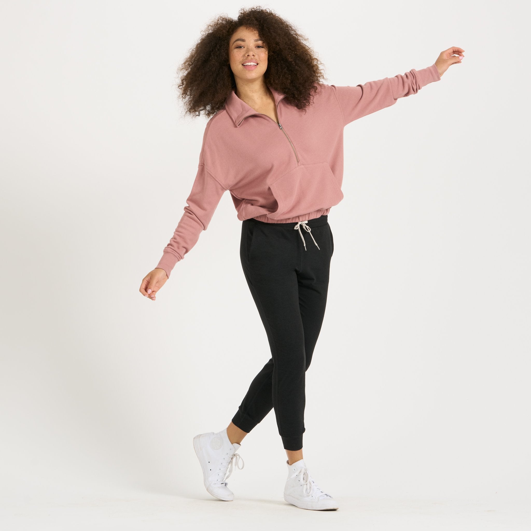 Sunnyside Half Zip | Burnt Clay - Image 4
