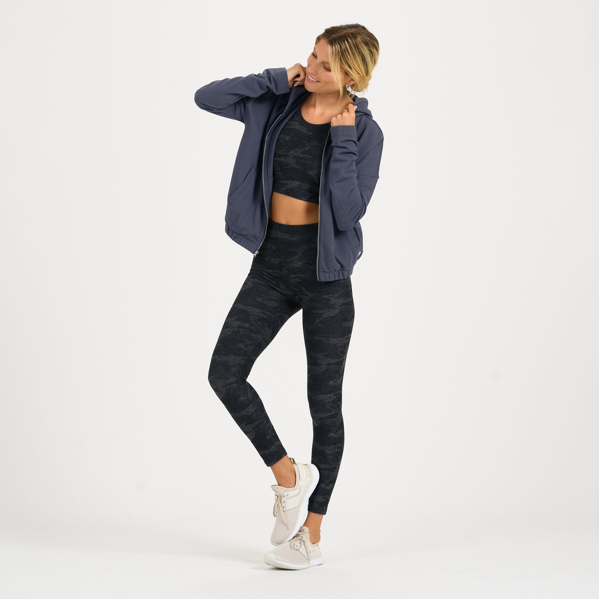 Laguna Zip Hoodie | Azure - Image 4