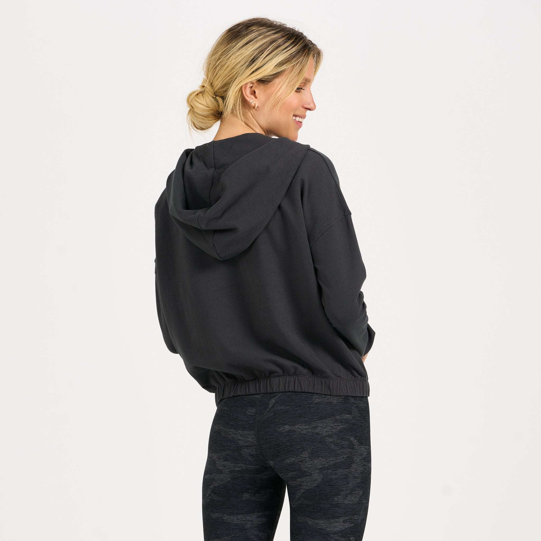 Laguna Zip Hoodie | Charcoal - Image 2