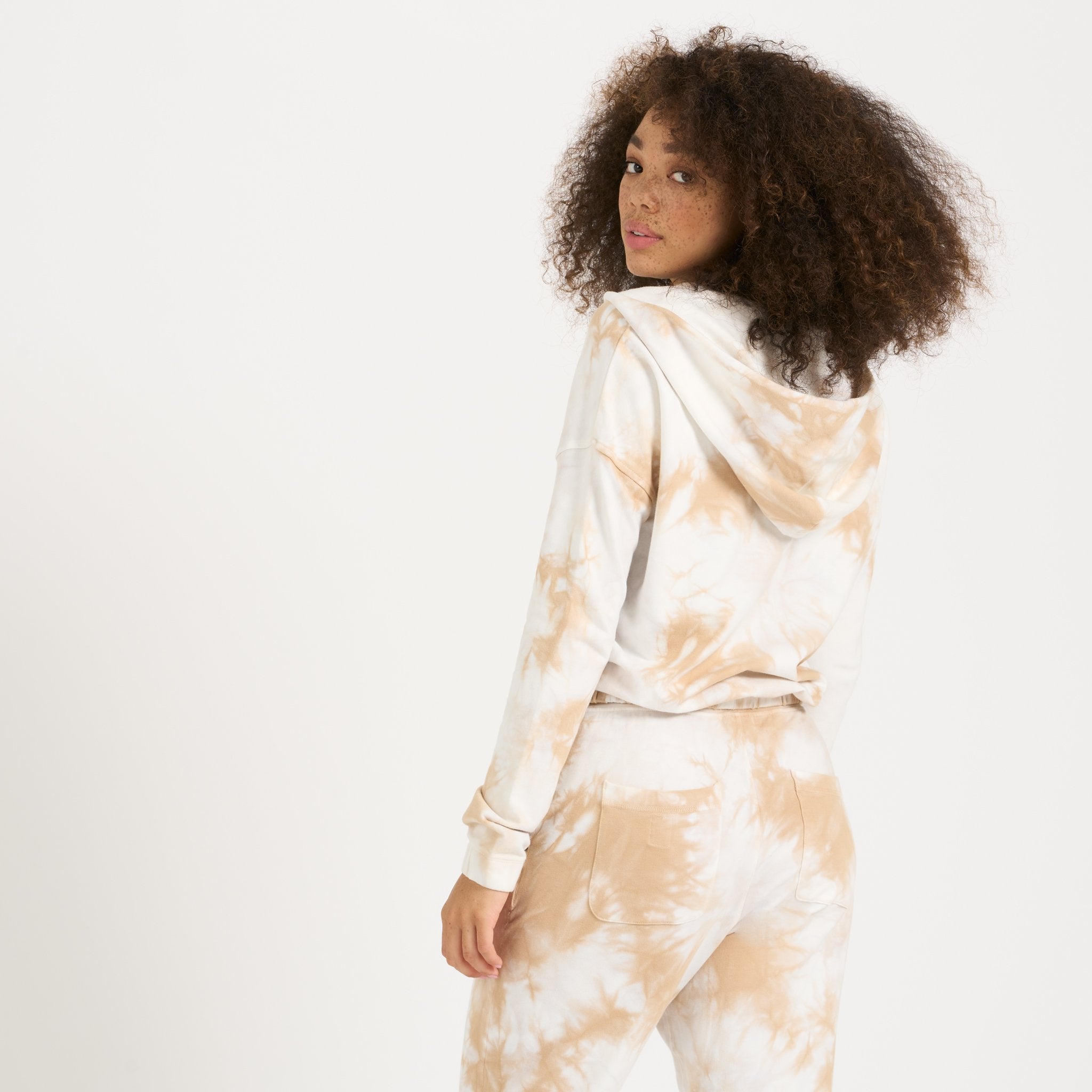 Laguna Zip Hoodie | Oak Tie Dye - Image 3