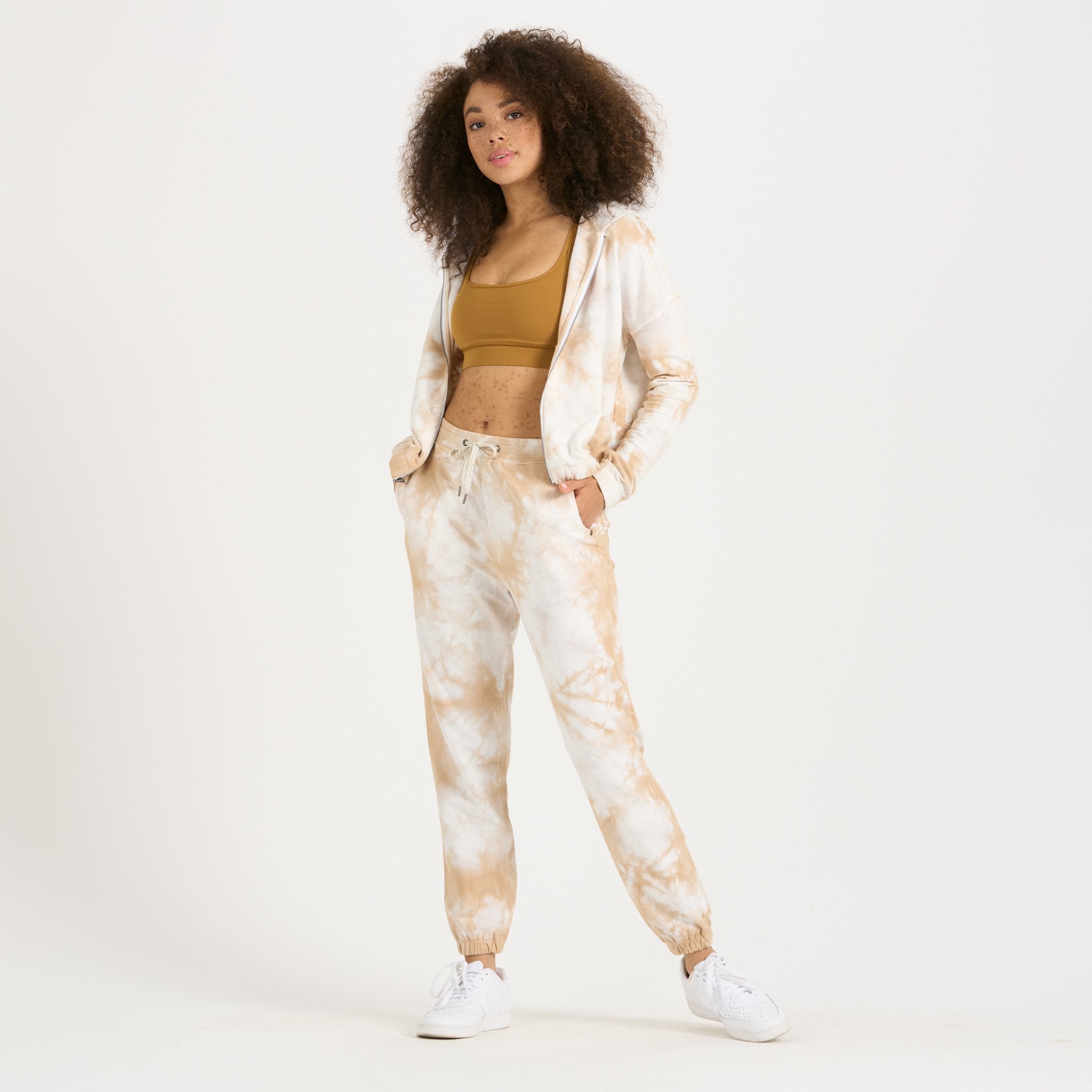 Laguna Zip Hoodie | Oak Tie Dye - Image 4