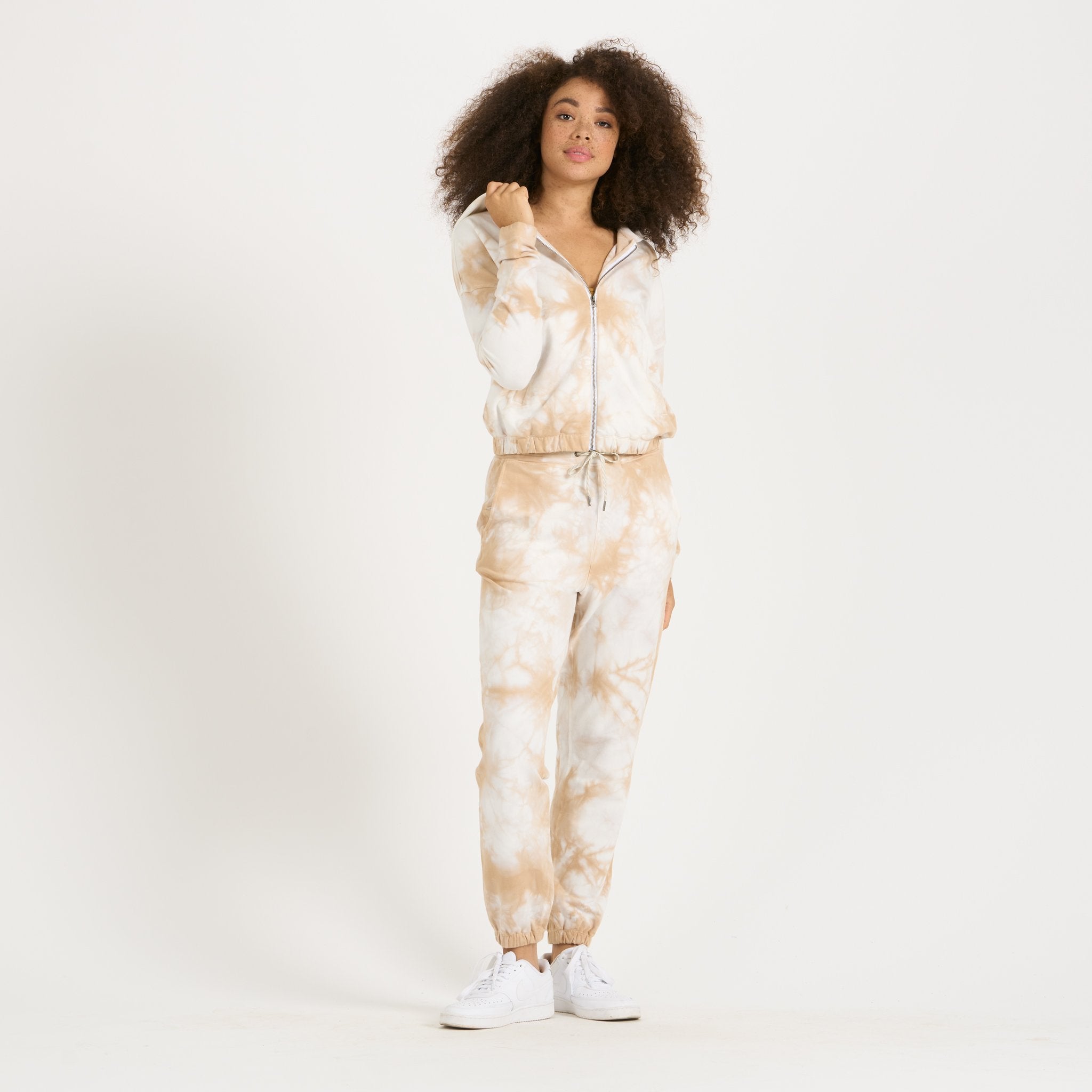 Laguna Zip Hoodie | Oak Tie Dye - Image 5