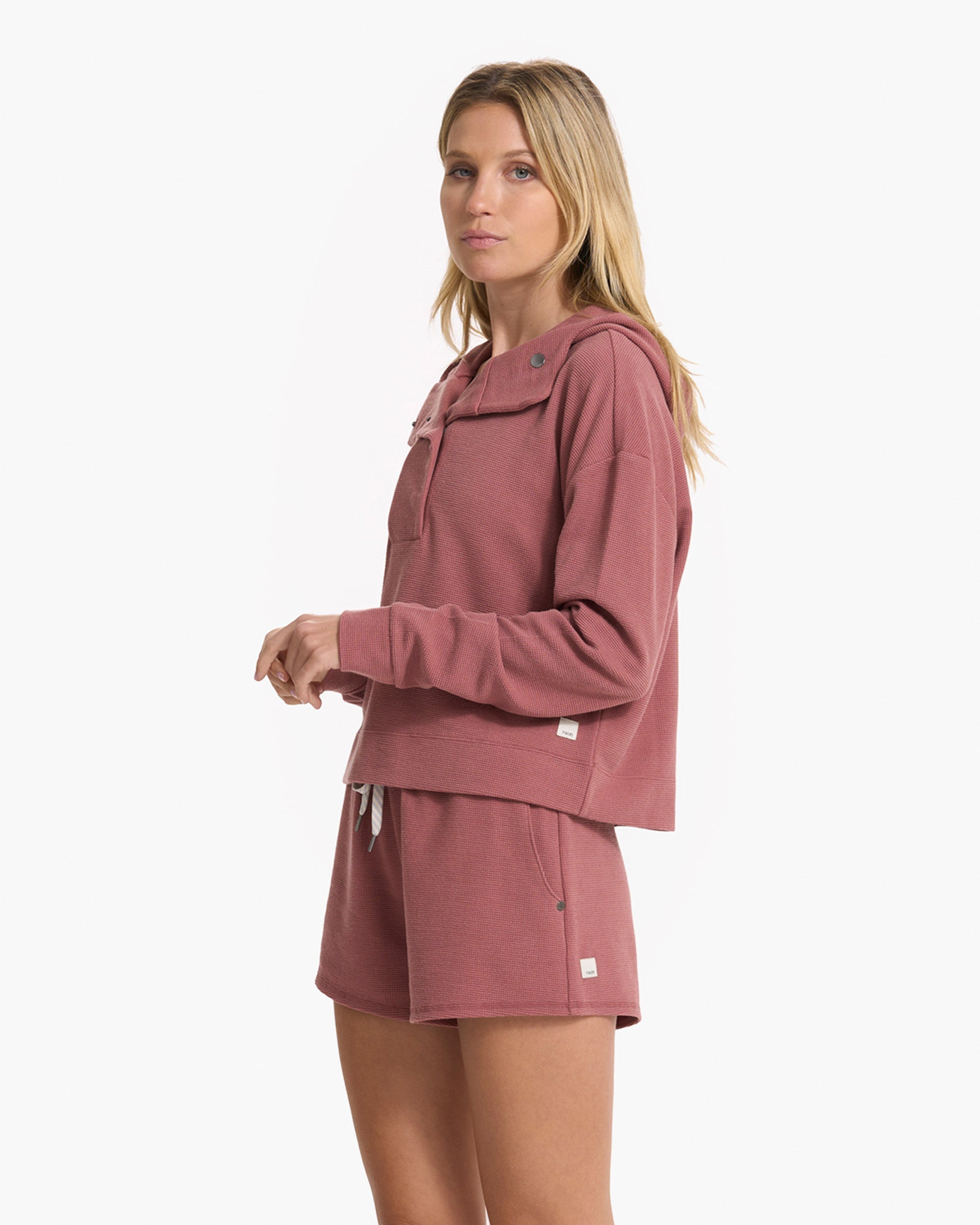 Bayview Thermal Hoodie | Rosewood - Image 3