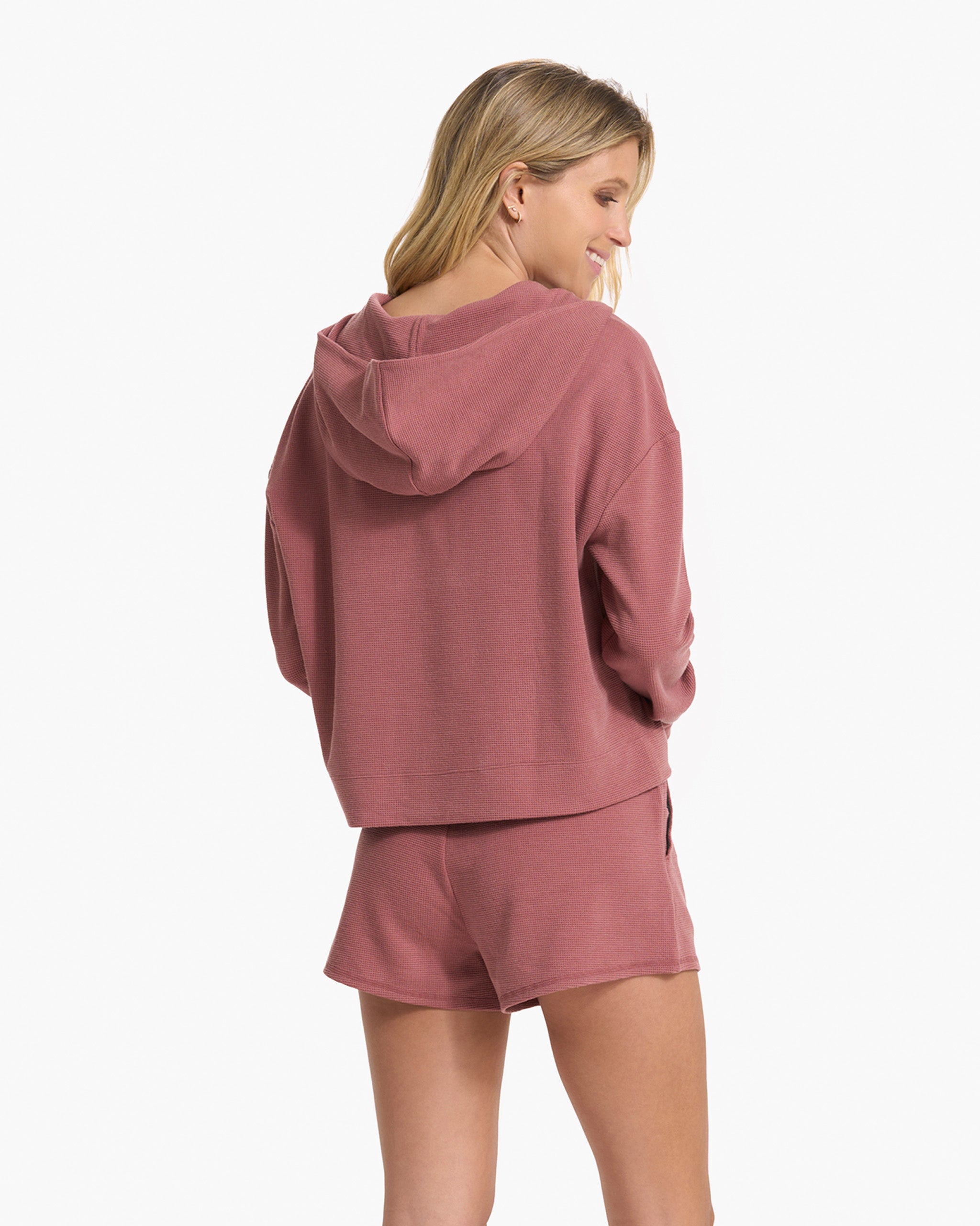 Bayview Thermal Hoodie | Rosewood - Image 4
