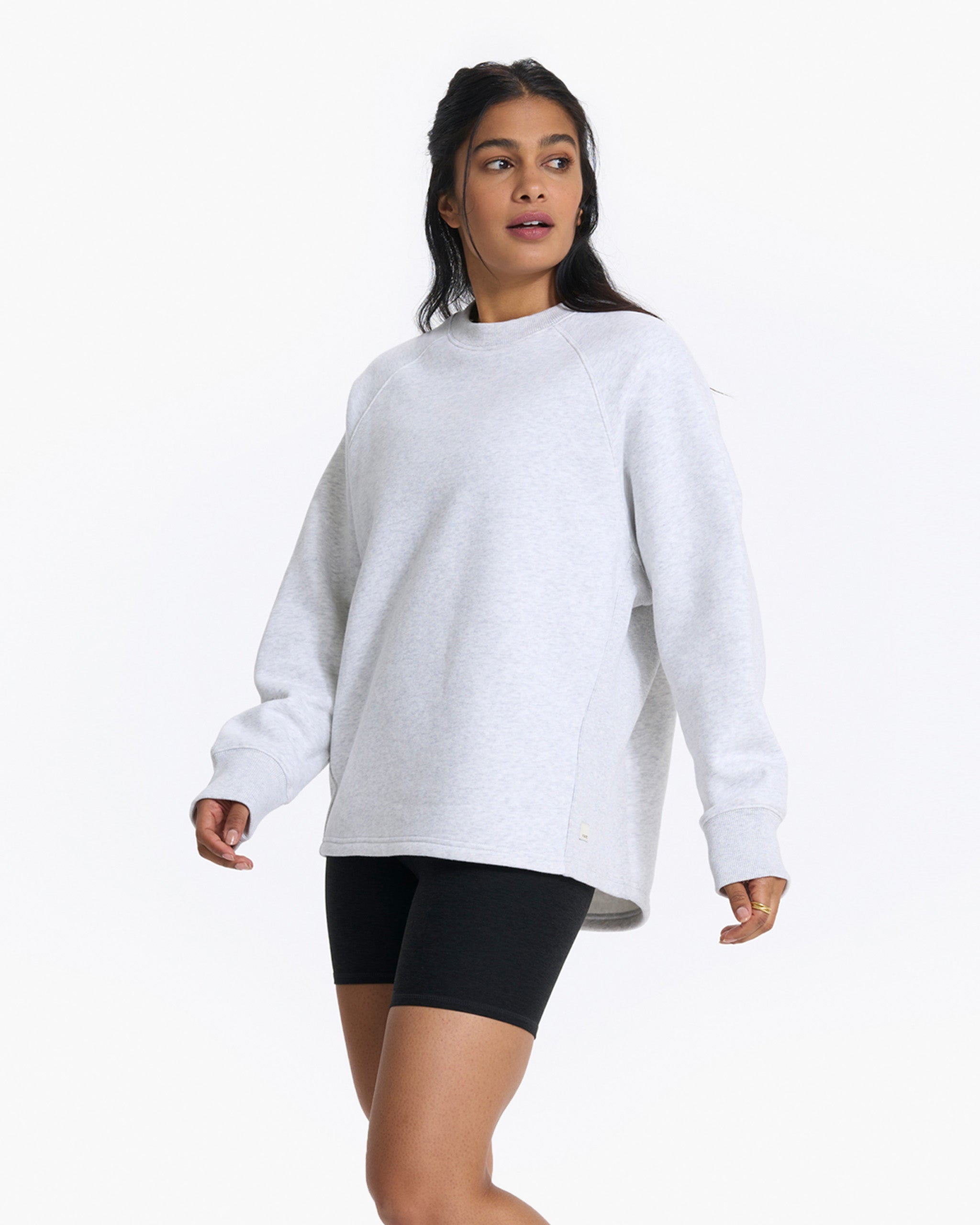 Restore Oversized Crew | Pale Grey Heather - Image 2