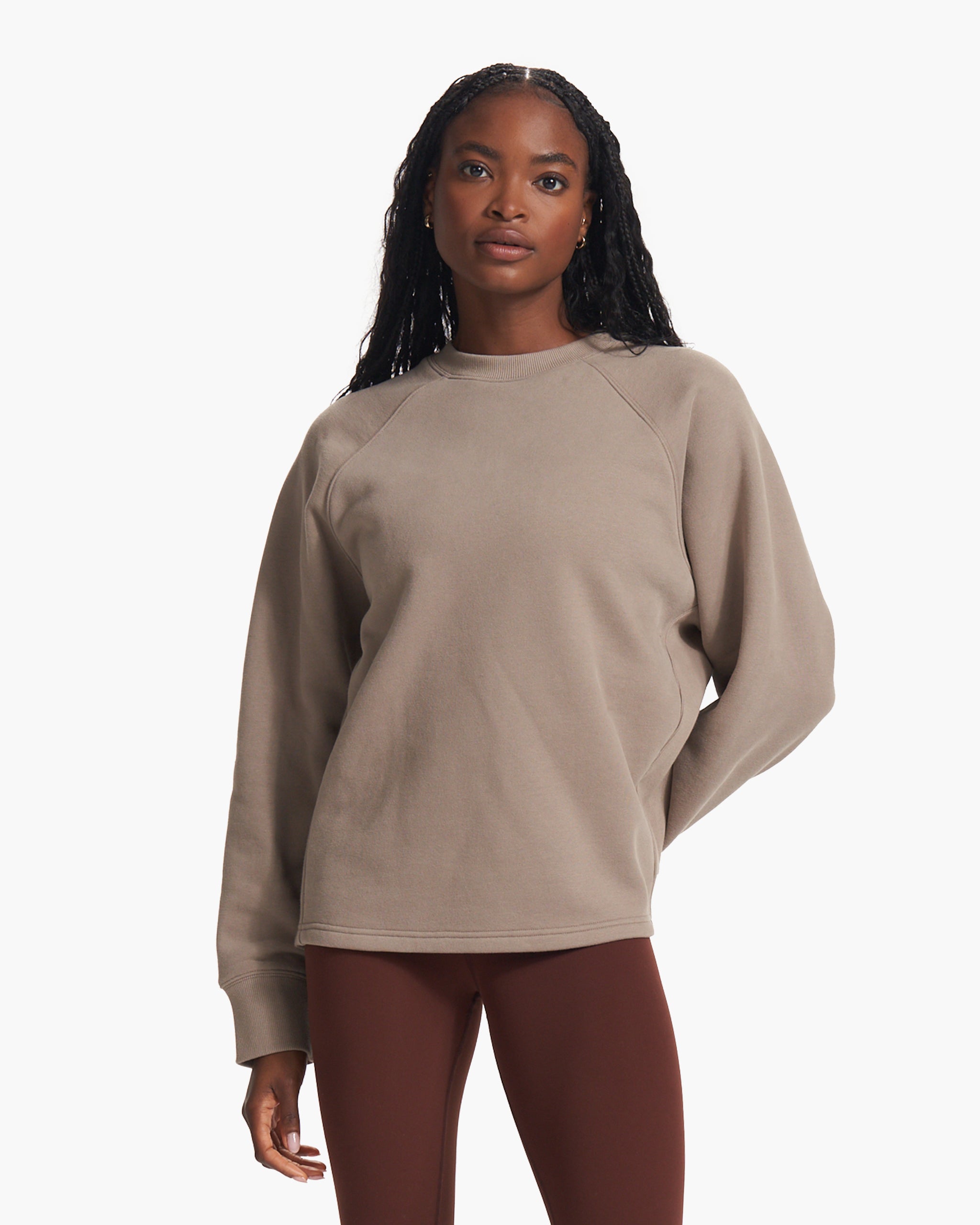Restore Oversized Crew | Teak - Image 2