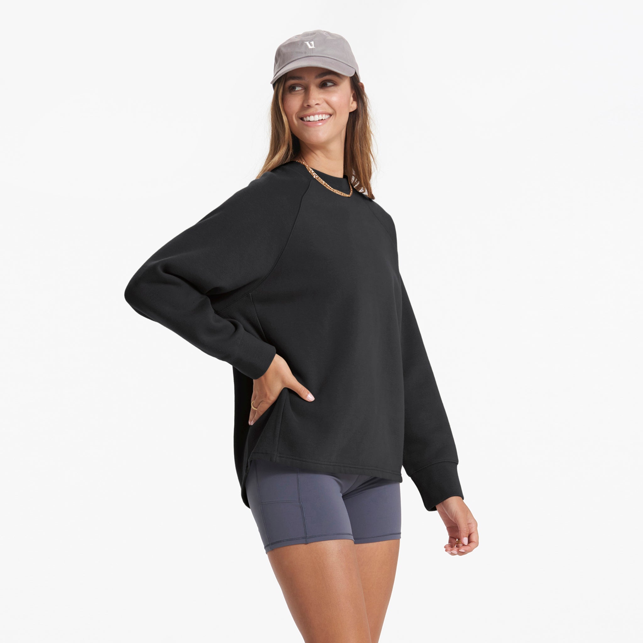 Restore Oversized Crew | Washed Black - Image 2