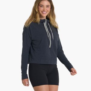 Vista Half Zip Hoodie | Charcoal Heather