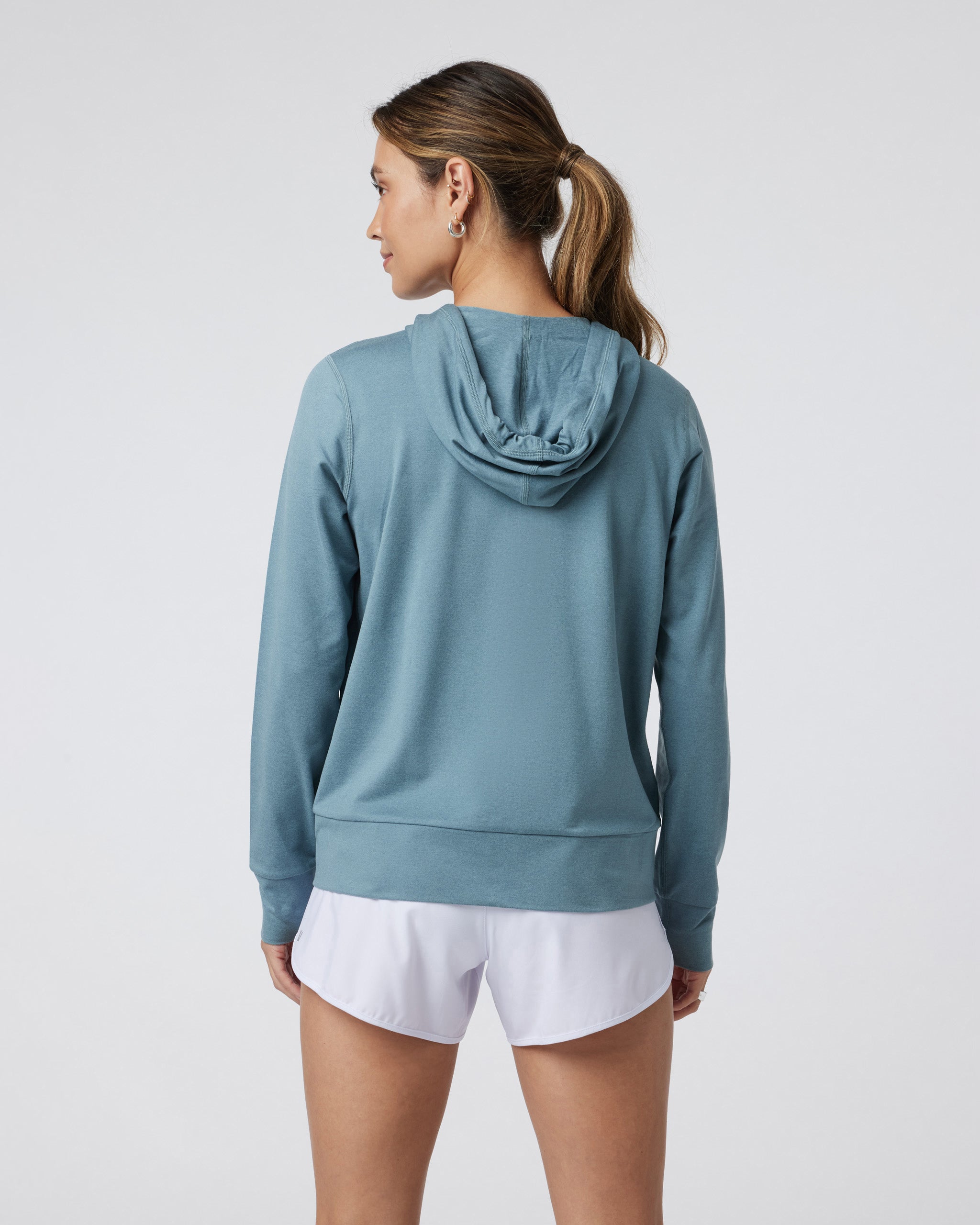 Halo Performance Hoodie 2.0 | Smoke Blue Heather - Image 3