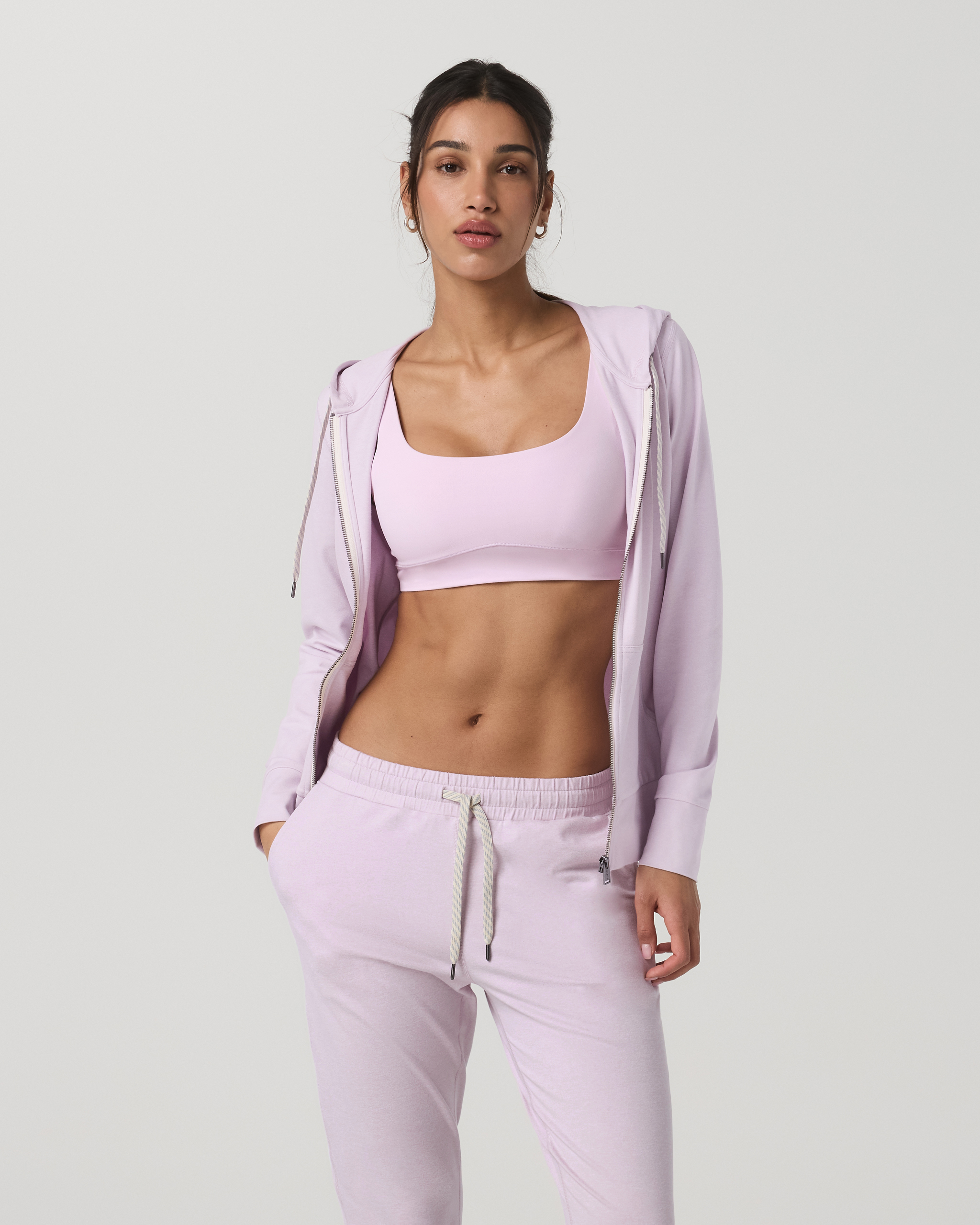 Halo Performance Hoodie 2.0 | Lilac Breeze Heather - Image 2