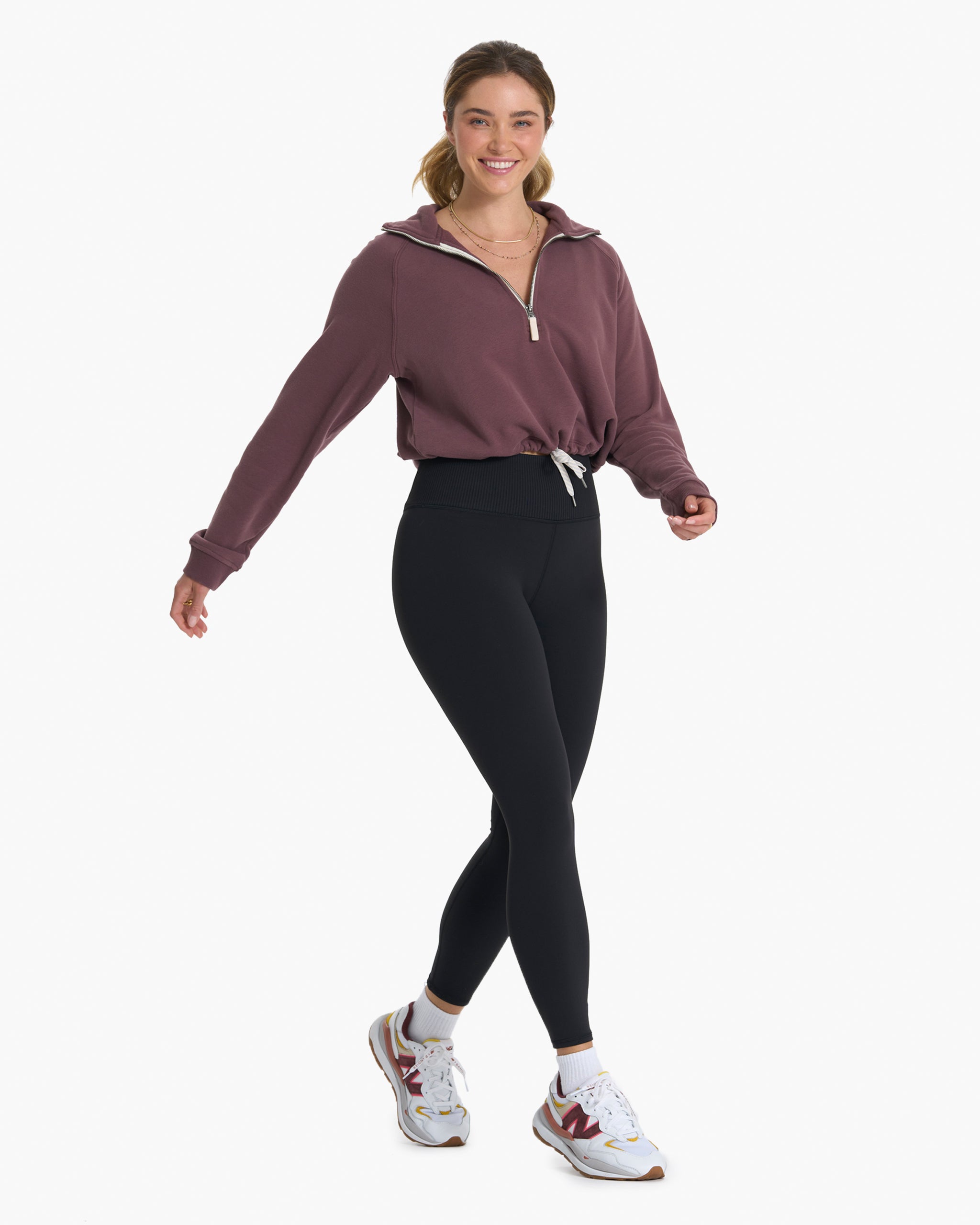 Sedona Half Zip | Chestnut - Image 3