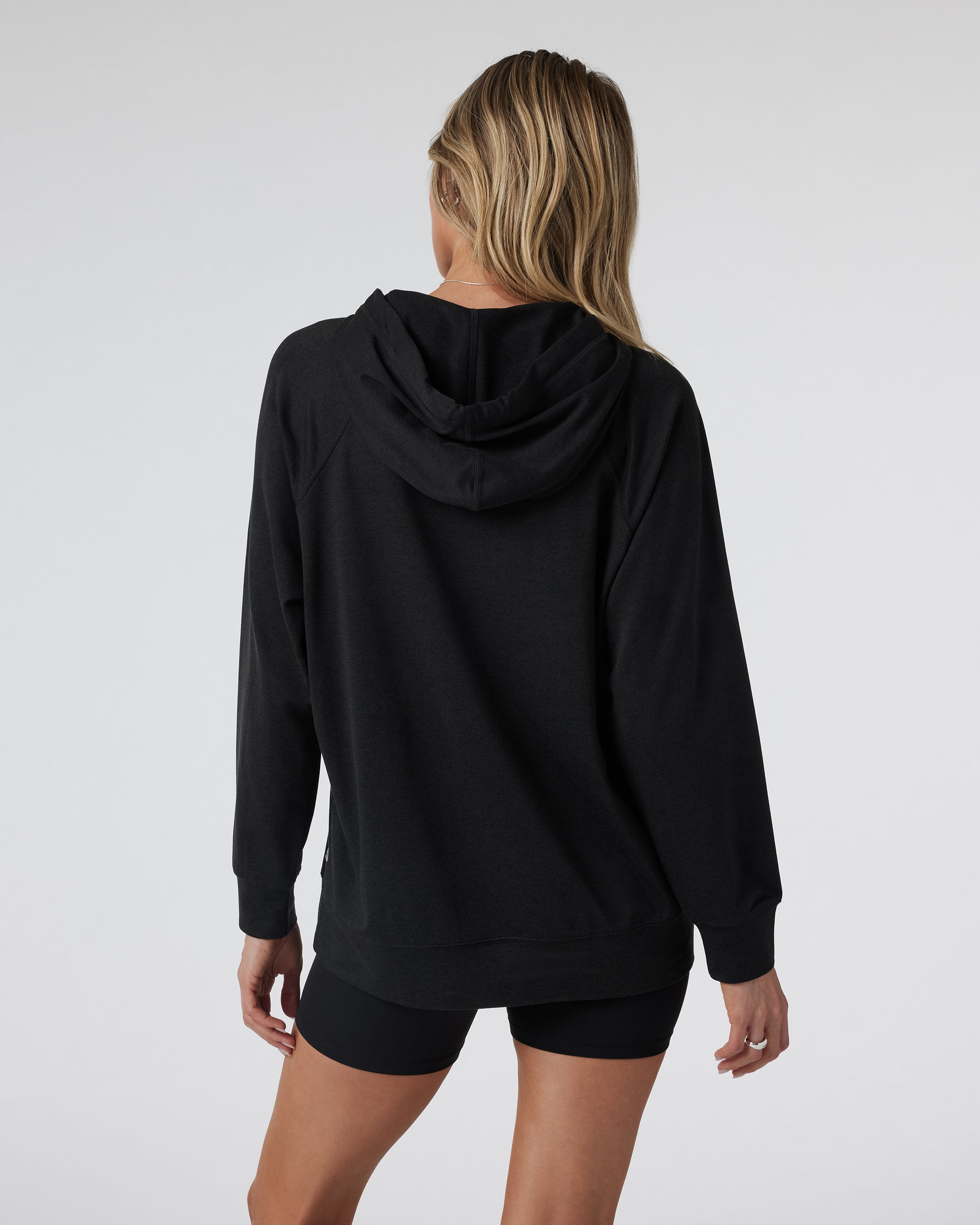 Halo Oversized Hoodie | Black Heather - Image 3