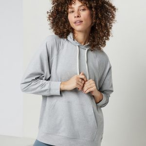 Halo Oversized Hoodie | Pale Heather Grey