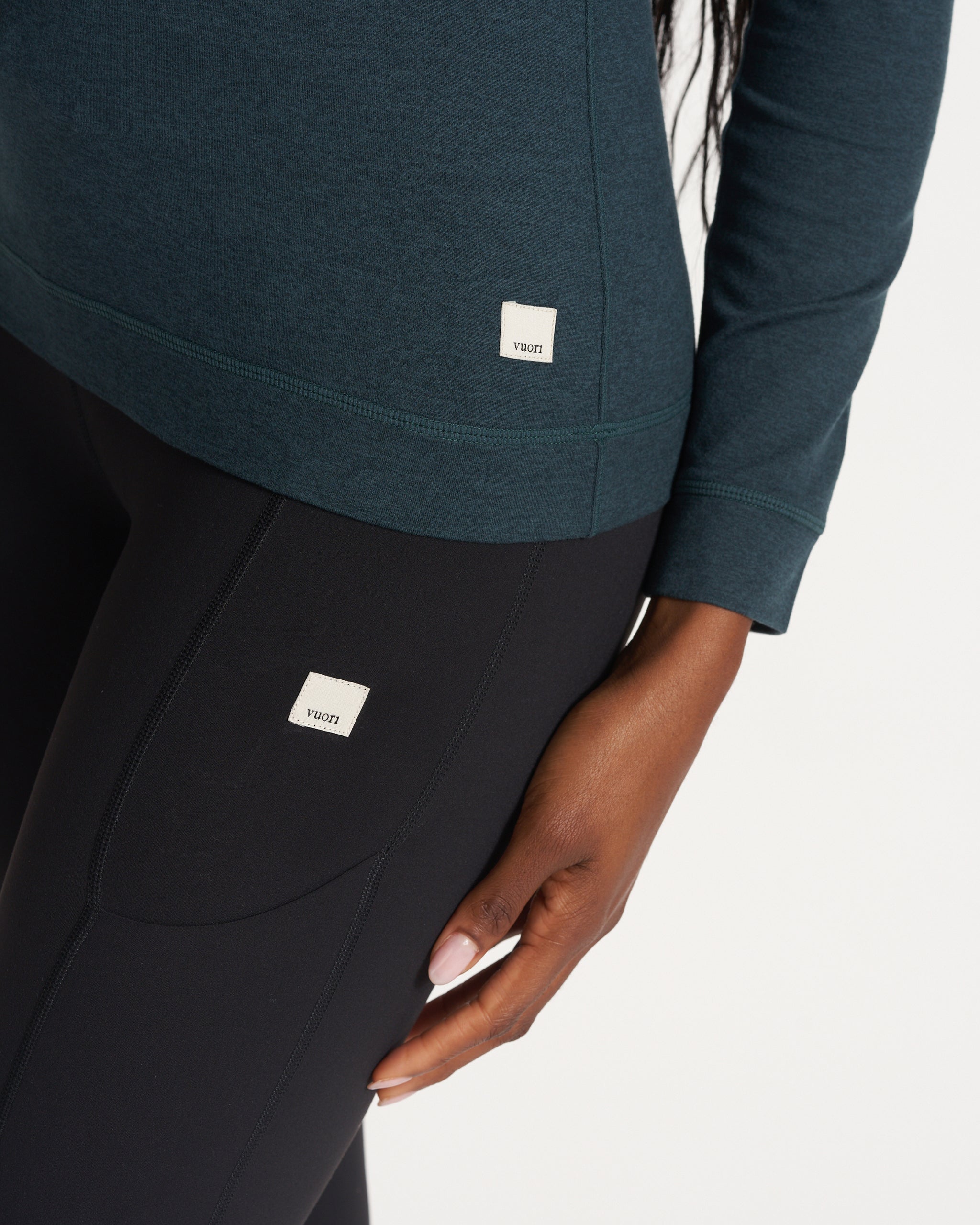 Halo Essential Half Zip | Beryl Heather - Image 5