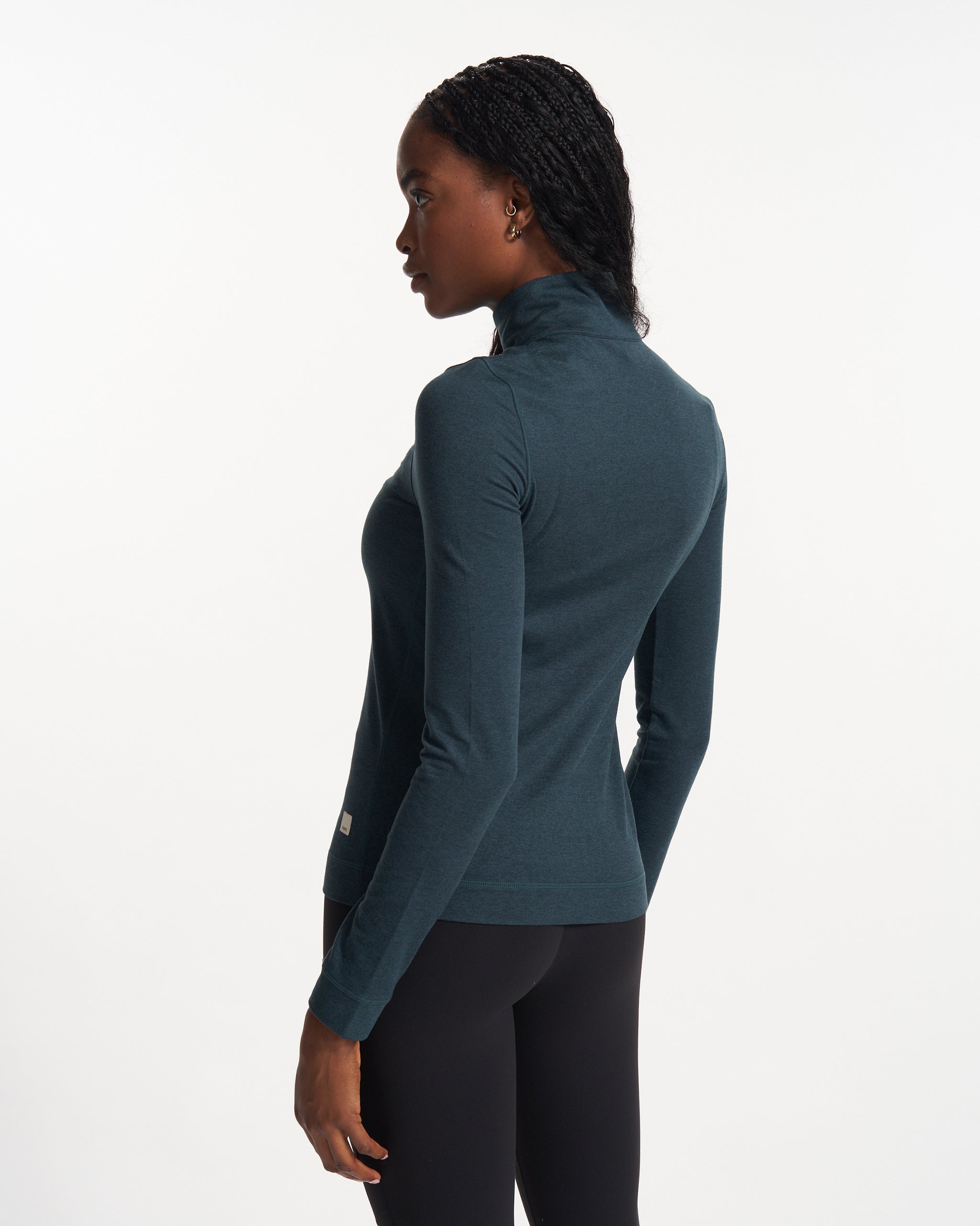 Halo Essential Half Zip | Beryl Heather - Image 4