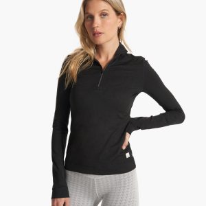 Halo Essential Half Zip | Black Heather