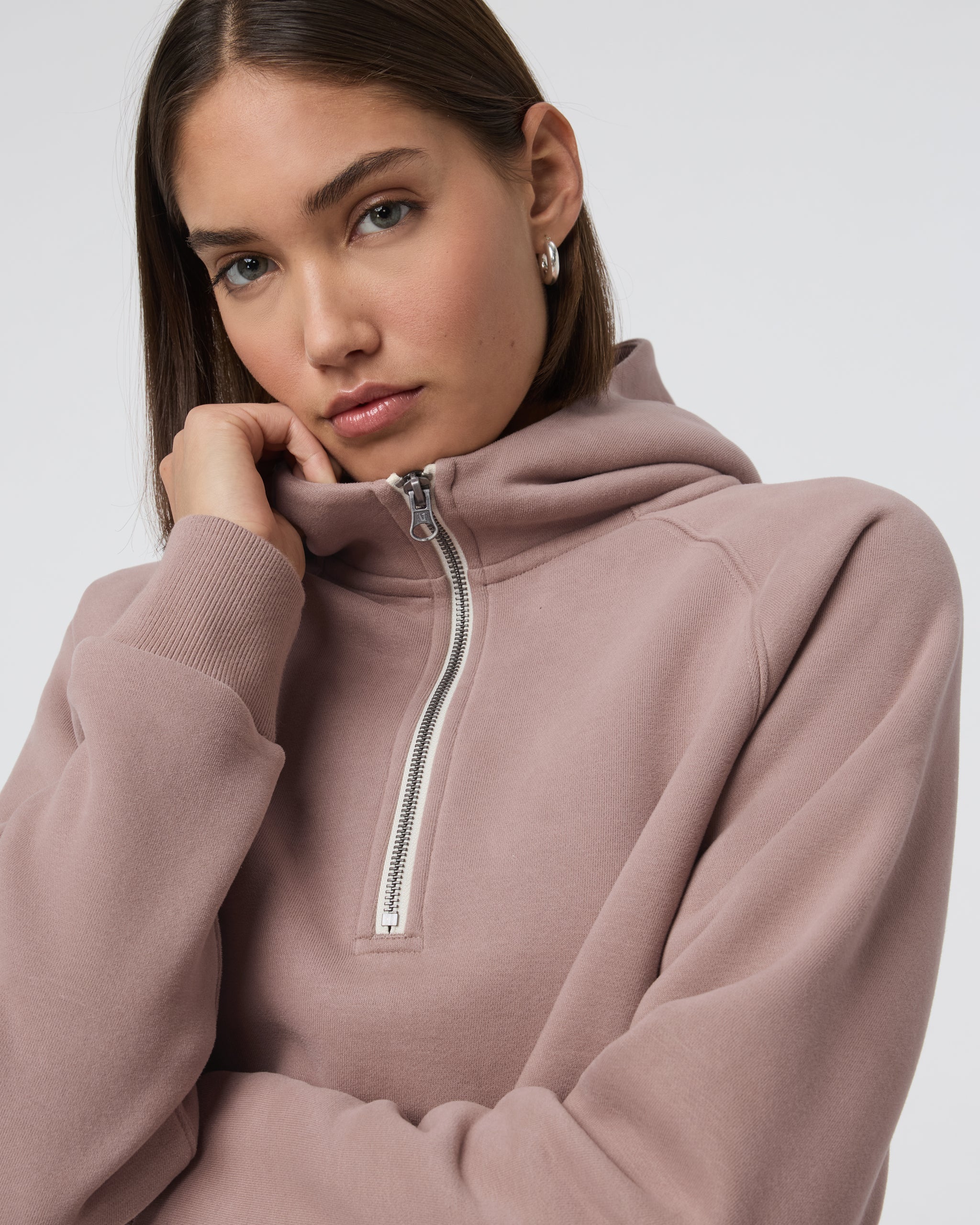 Restore Half Zip Hoodie | Canyon Clay - Image 4