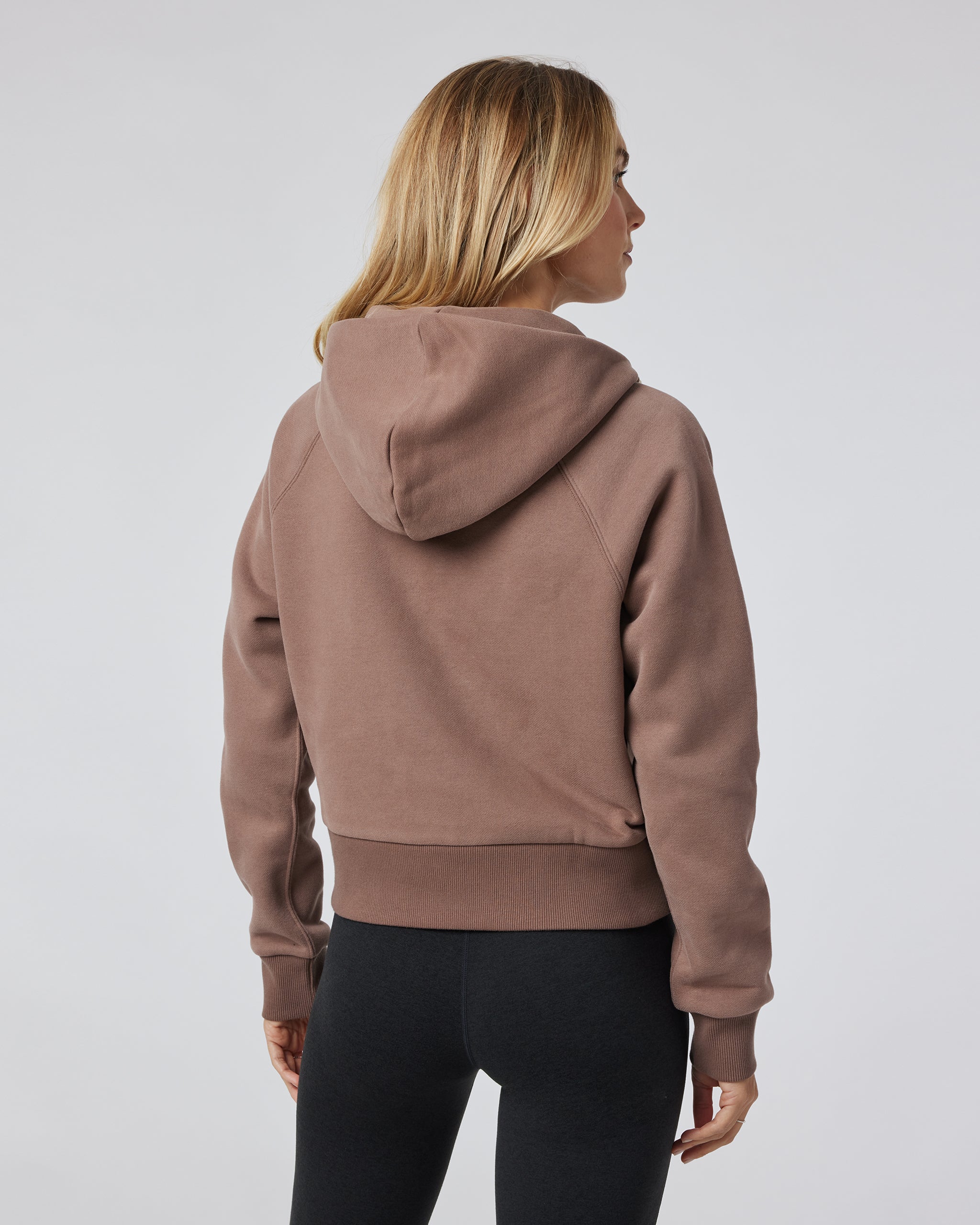 Restore Half Zip Hoodie | Clove - Image 3