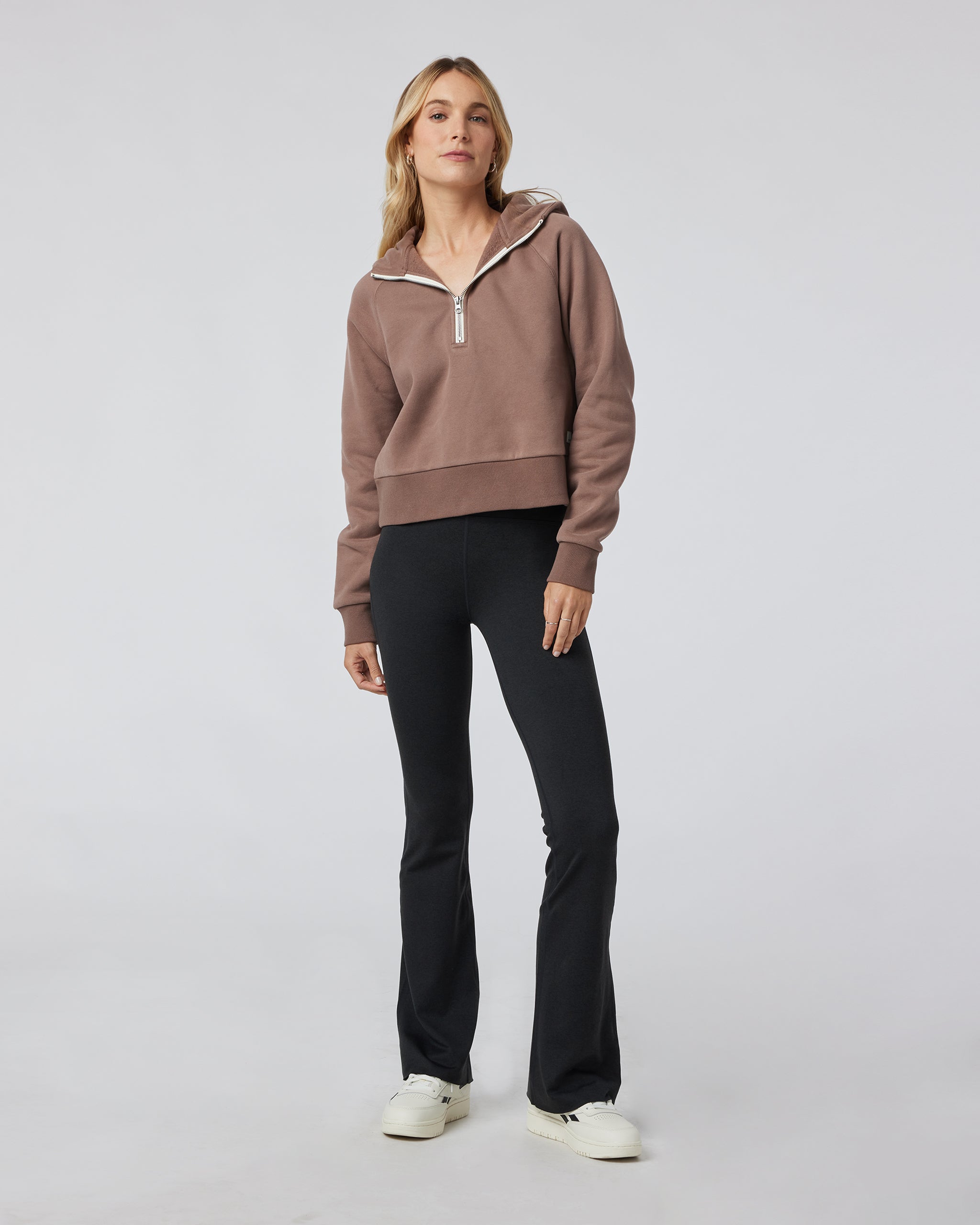 Restore Half Zip Hoodie | Clove - Image 2