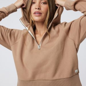 Restore Half Zip Hoodie | Goldenrod