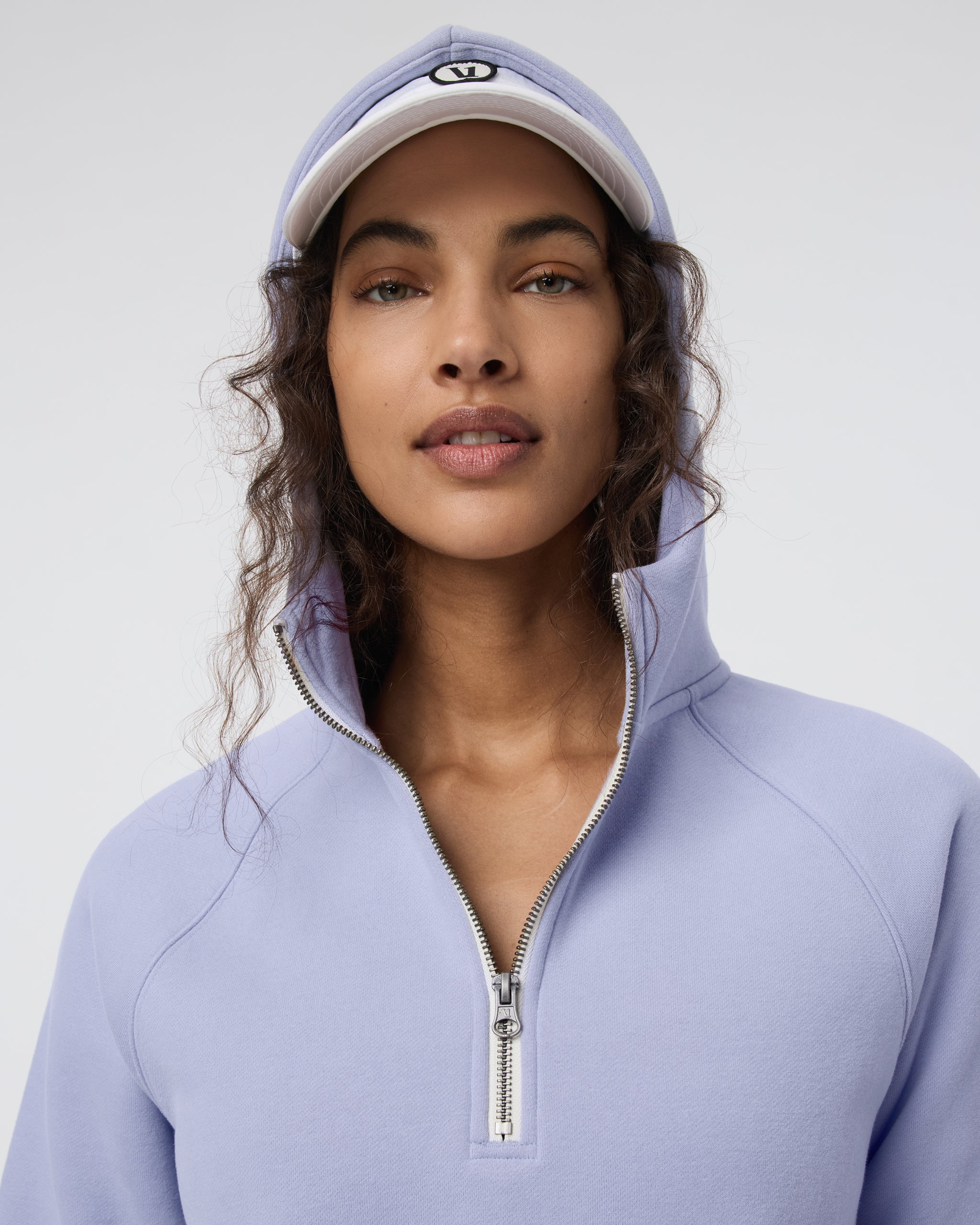 Restore Half Zip Hoodie | Lavender Mist - Image 5
