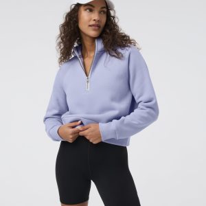 Restore Half Zip Hoodie | Lavender Mist