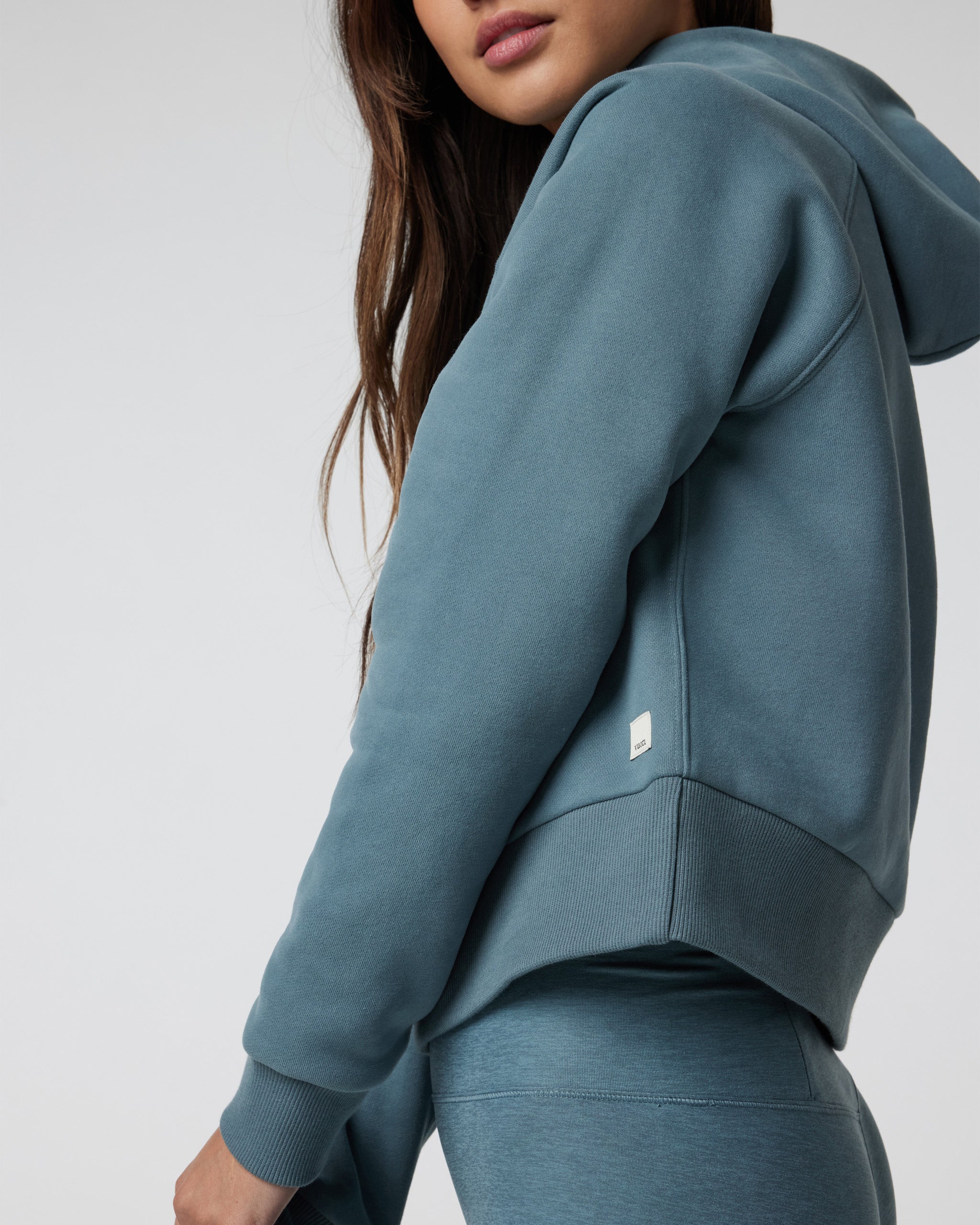 Restore Half Zip Hoodie | Smoke Blue - Image 5