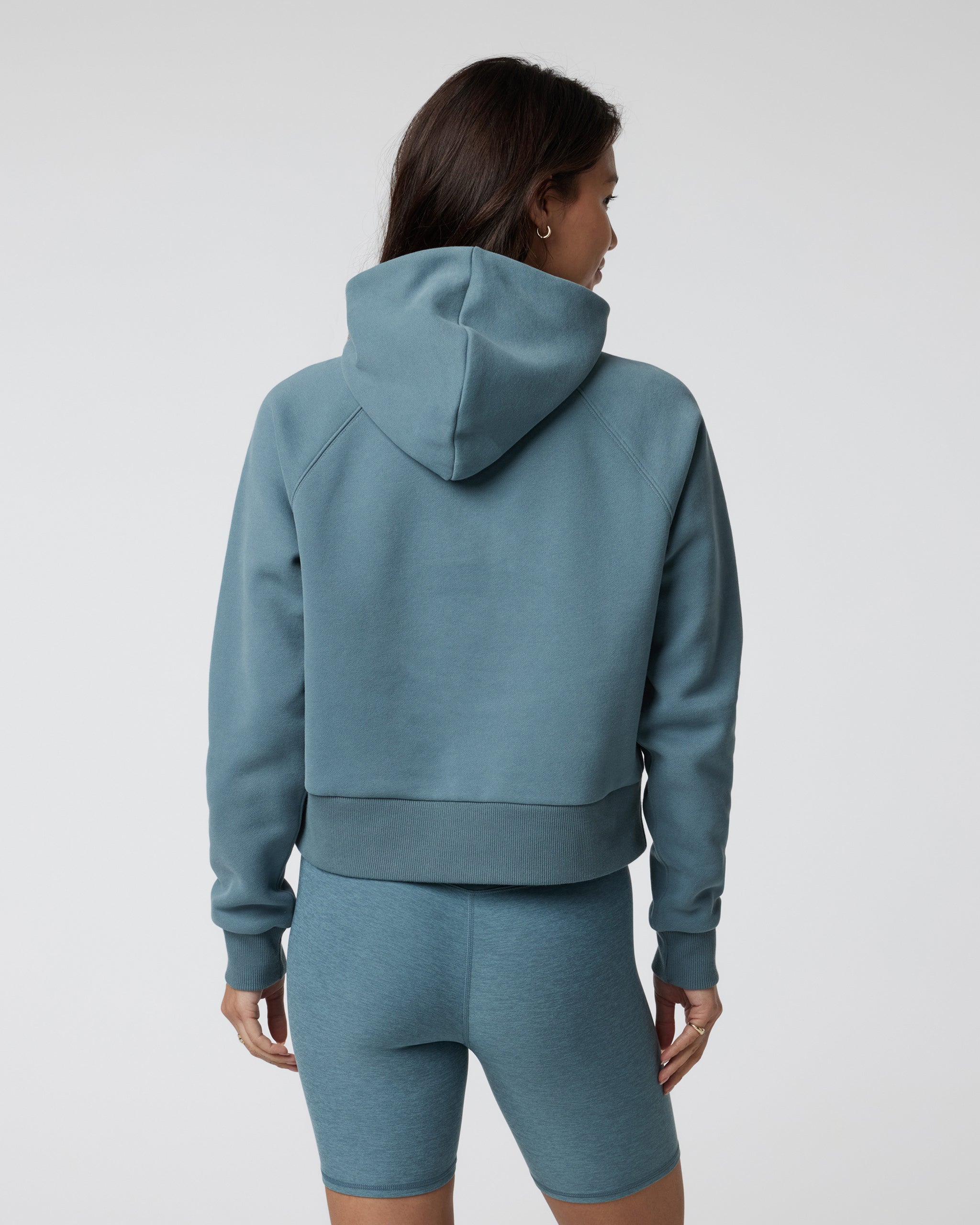 Restore Half Zip Hoodie | Smoke Blue - Image 3