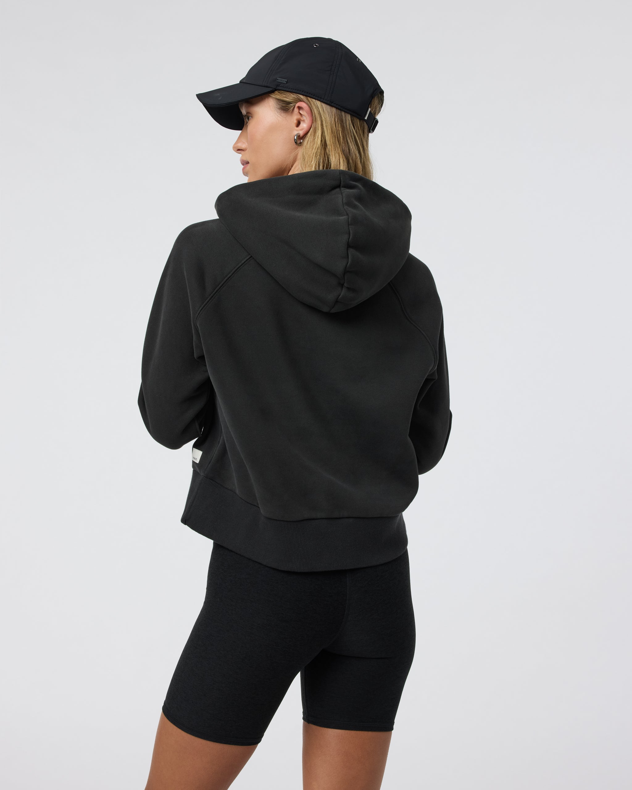 Restore Half Zip Hoodie | Washed Black - Image 3