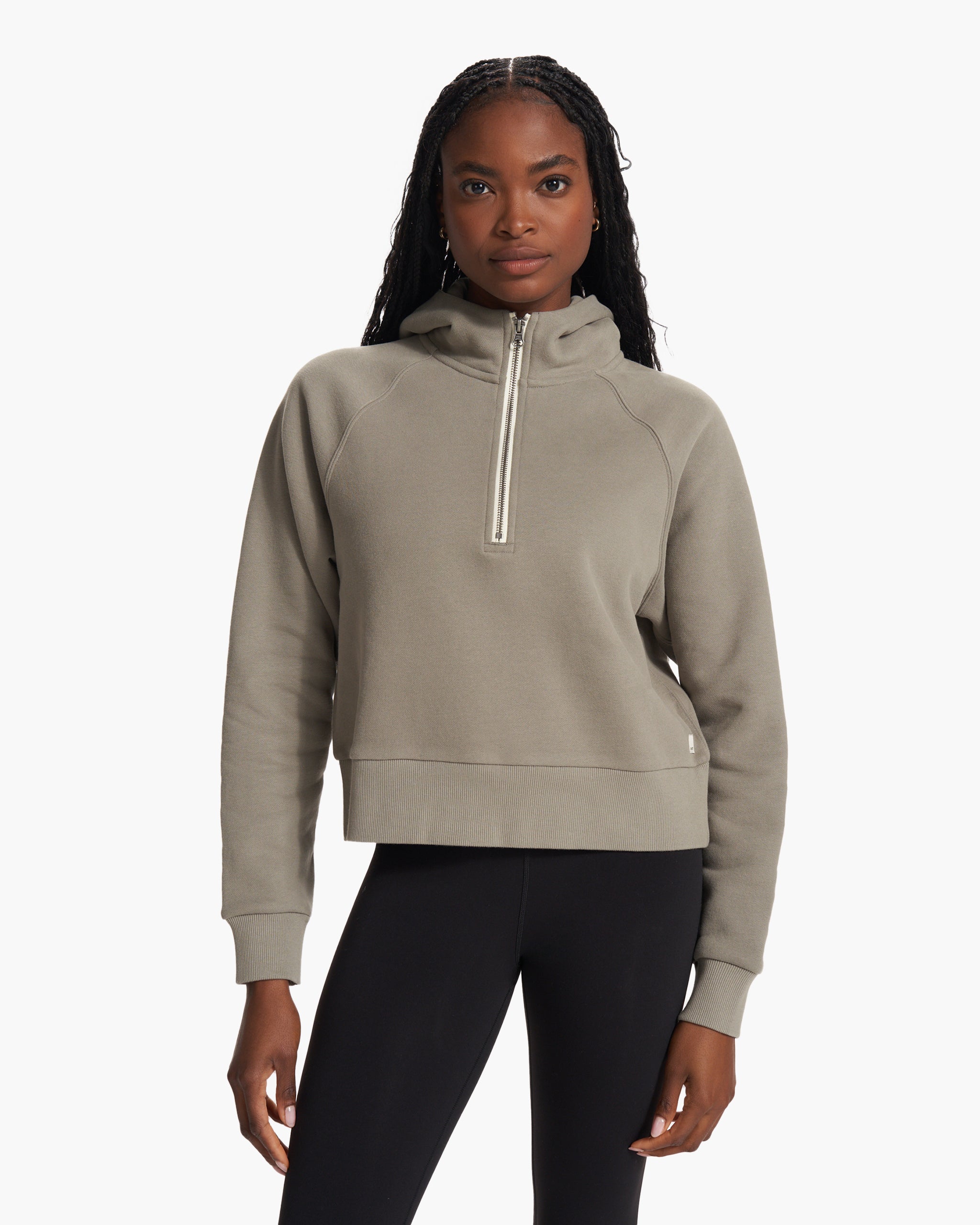 Restore Half Zip Hoodie | Wood Ash - Image 2