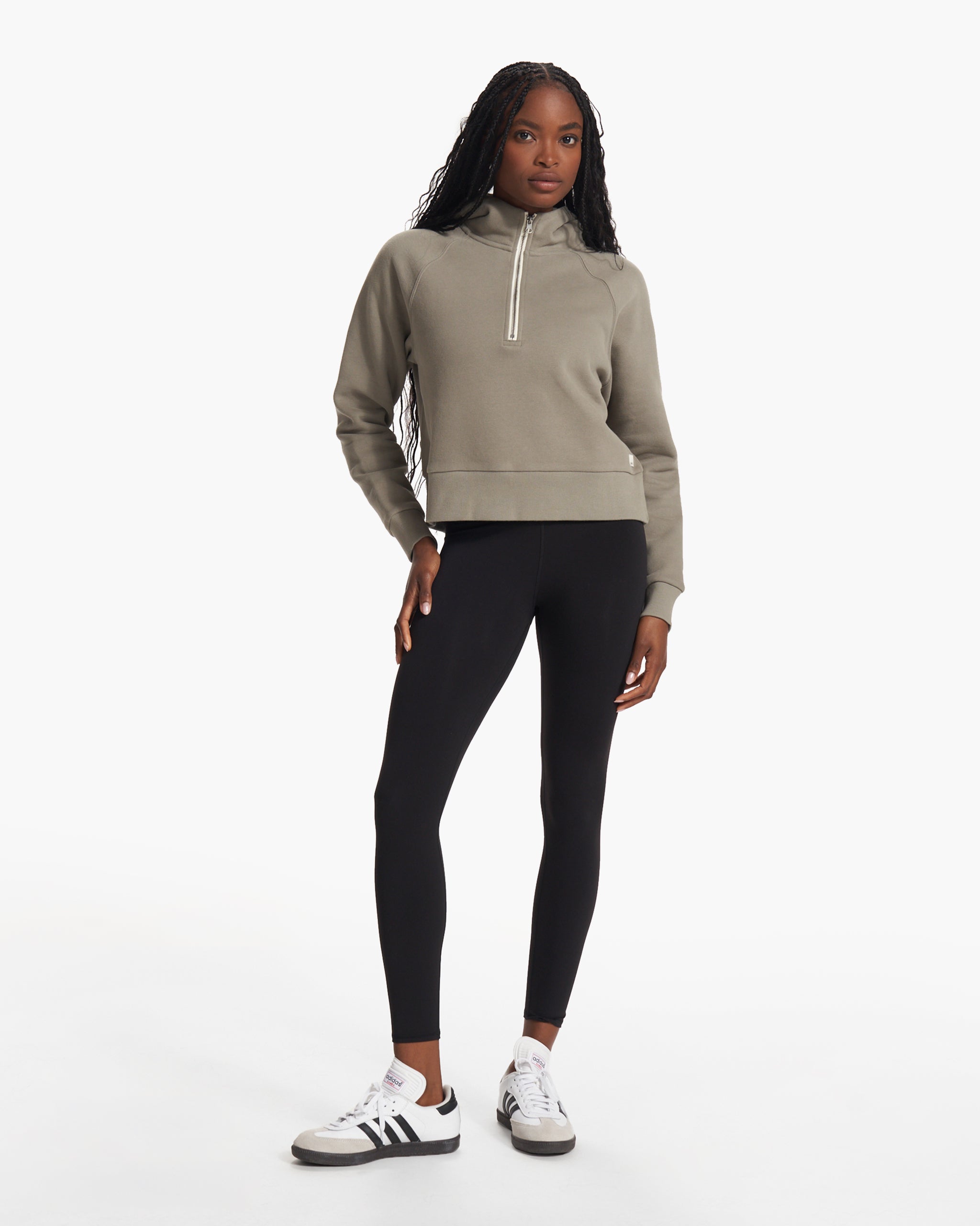 Restore Half Zip Hoodie | Wood Ash - Image 3