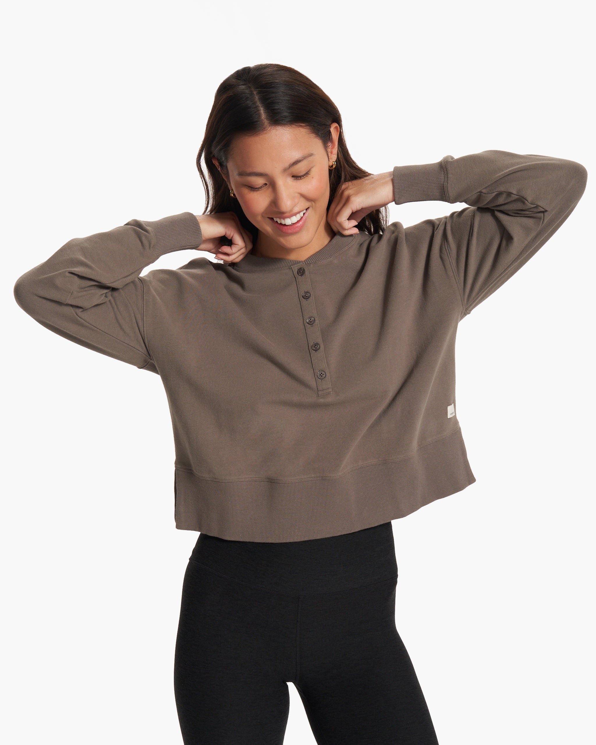Laguna Henley | Cocoa - Image 5