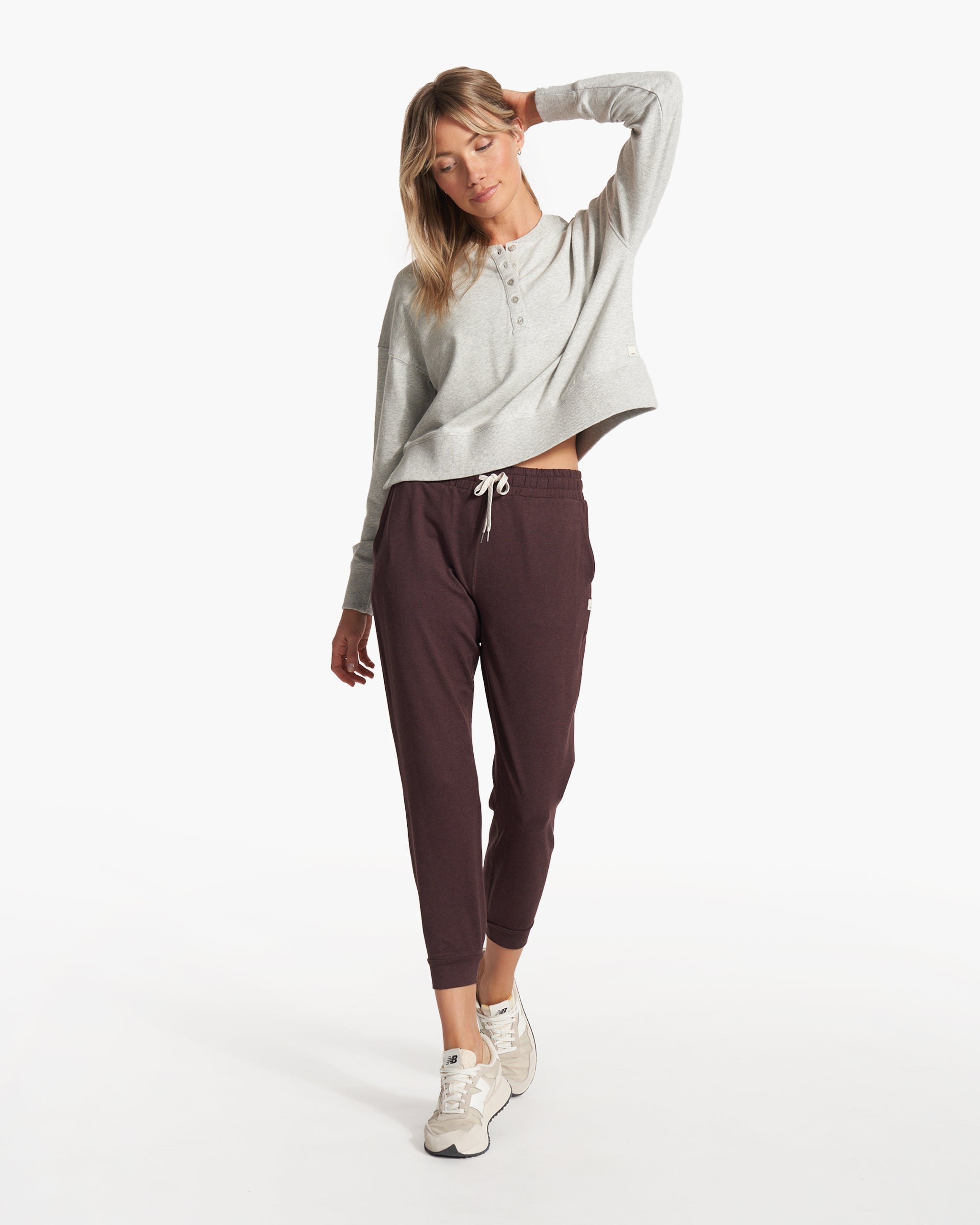 Laguna Henley | Light Heather Grey - Image 6