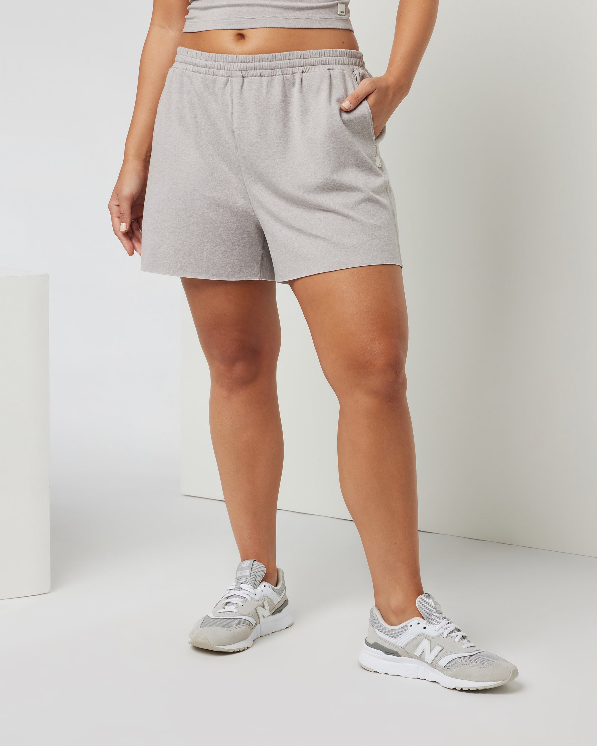Boyfriend Short | Soft Pewter Heather - Image 4