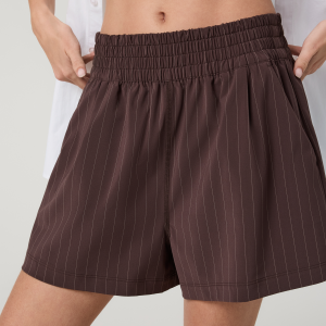 Villa Short | French Roast Pinstripe