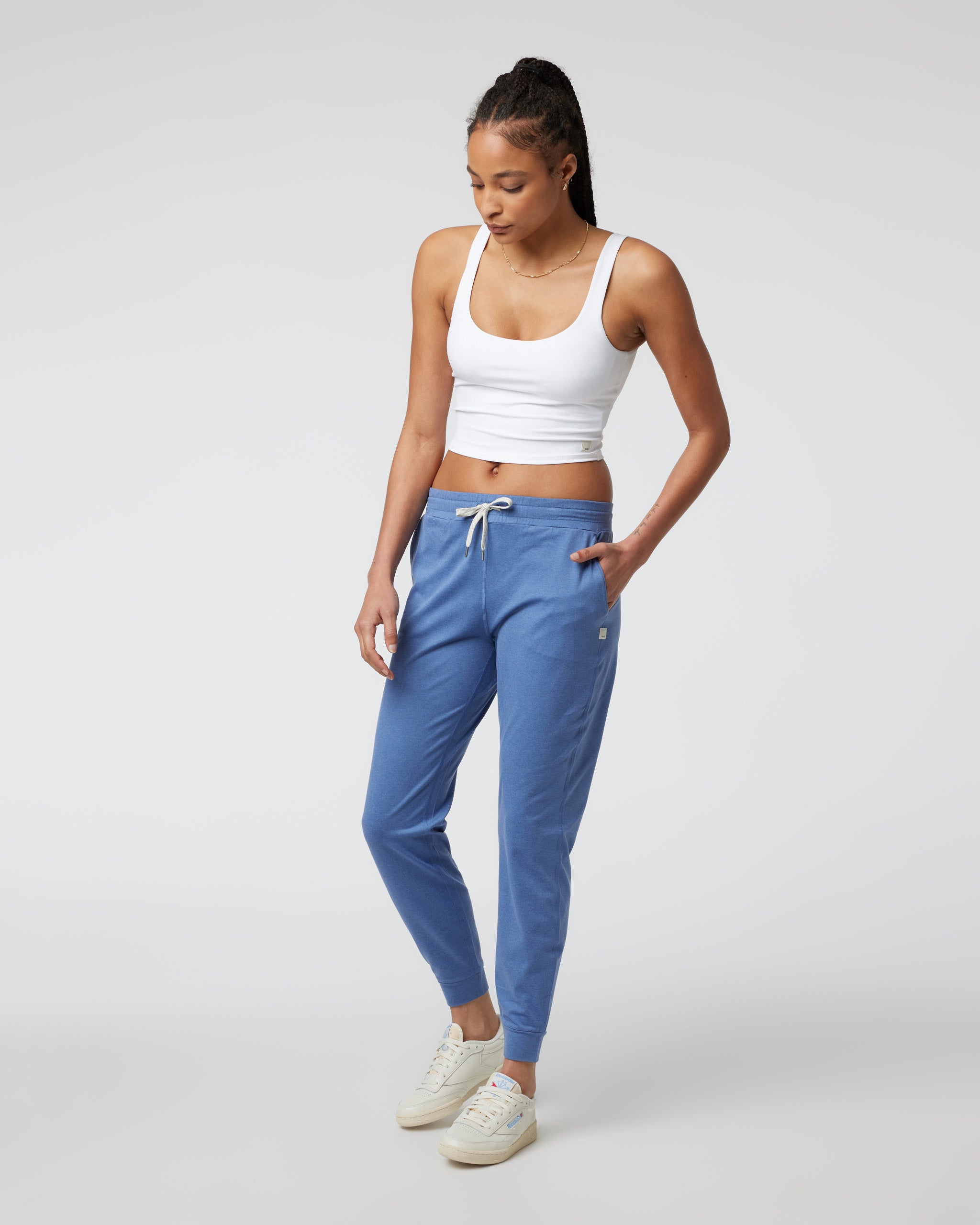 Performance Jogger - Long | Blue Quartz Heather - Image 2