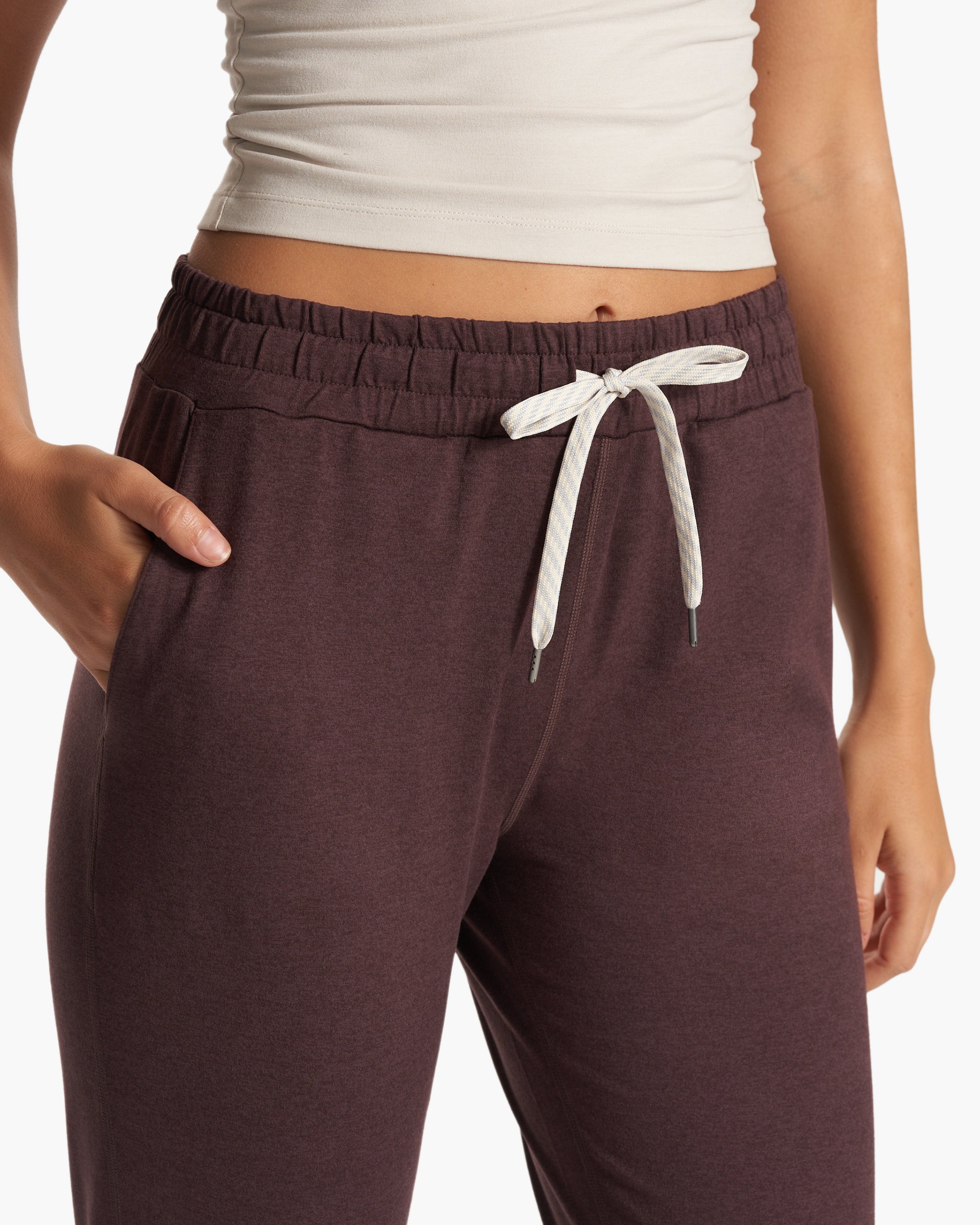 Performance Jogger - Long | Mahogany Heather - Image 3