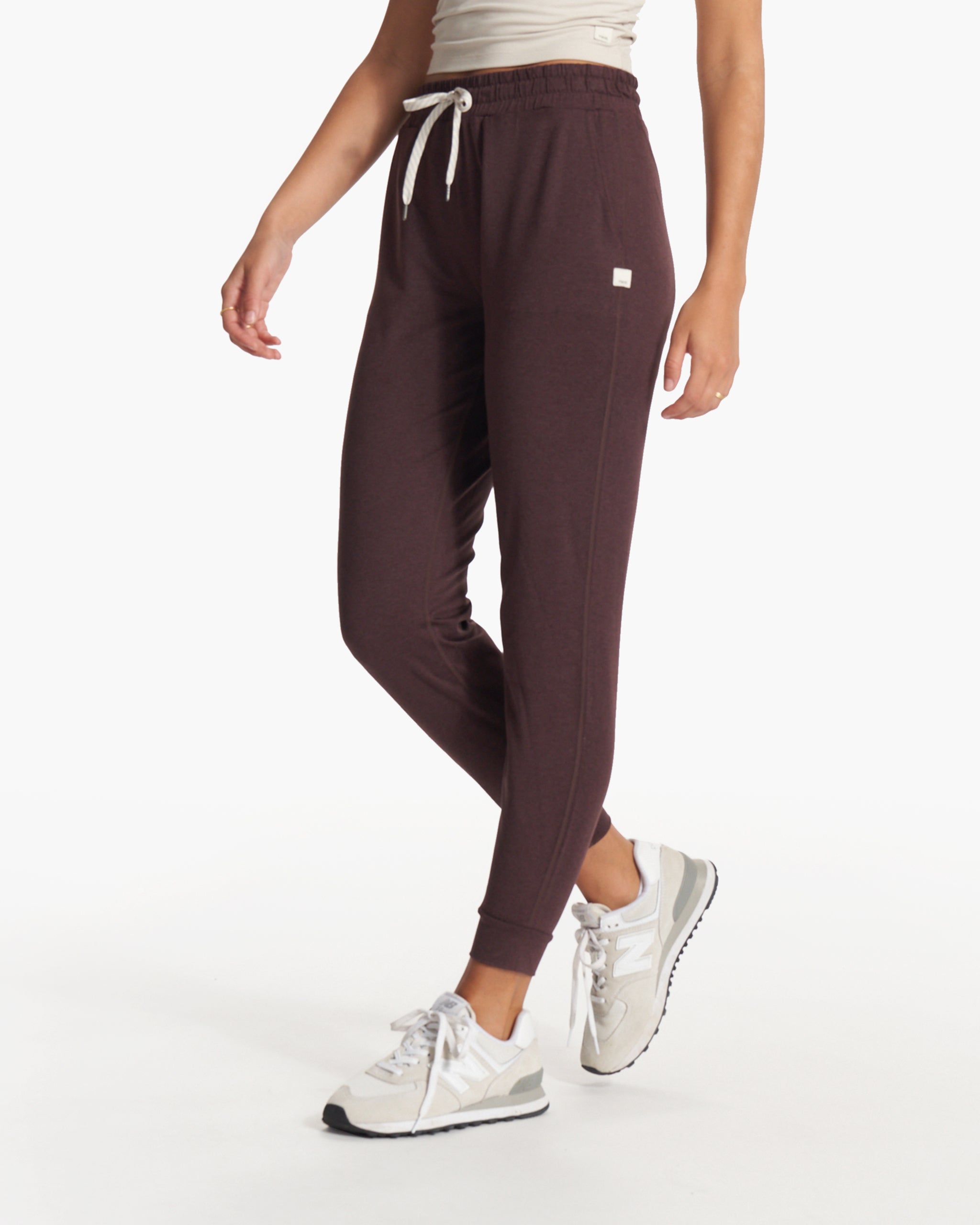 Performance Jogger - Long | Mahogany Heather - Image 2