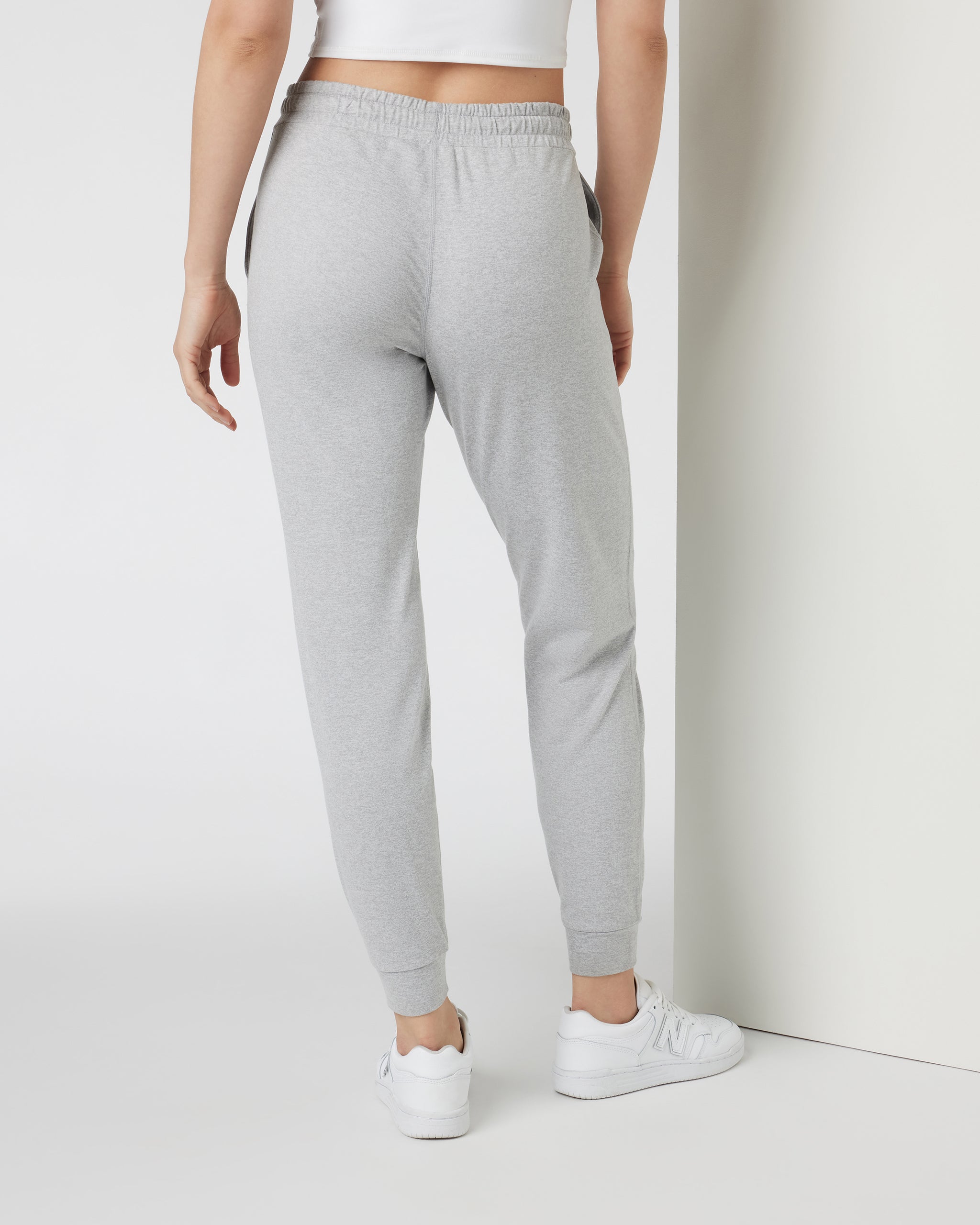 Performance Jogger - Long | Pale Grey Heather - Image 3
