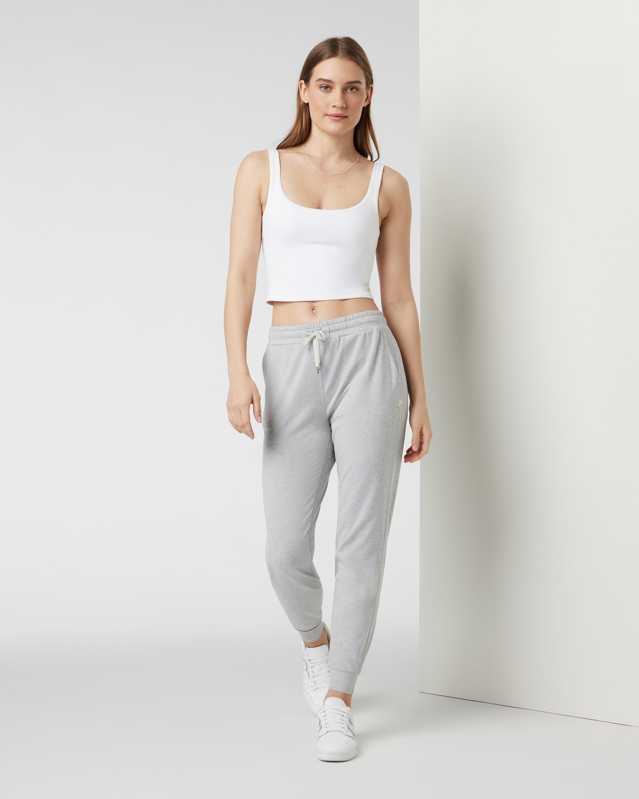 Performance Jogger - Long | Pale Grey Heather - Image 2