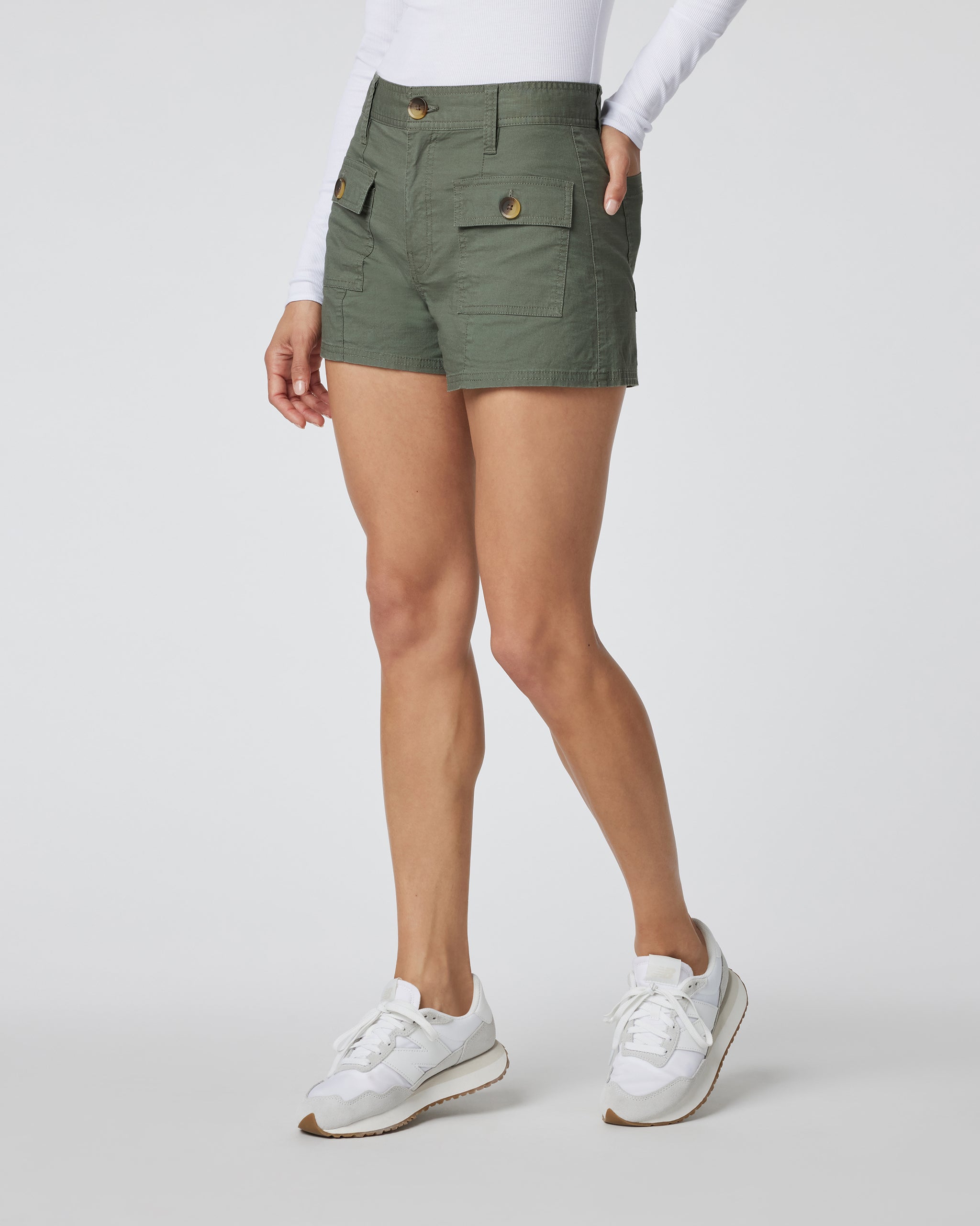 Vintage Ripstop Utility Short | Army - Image 5