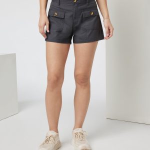 Vintage Ripstop Utility Short | Charcoal