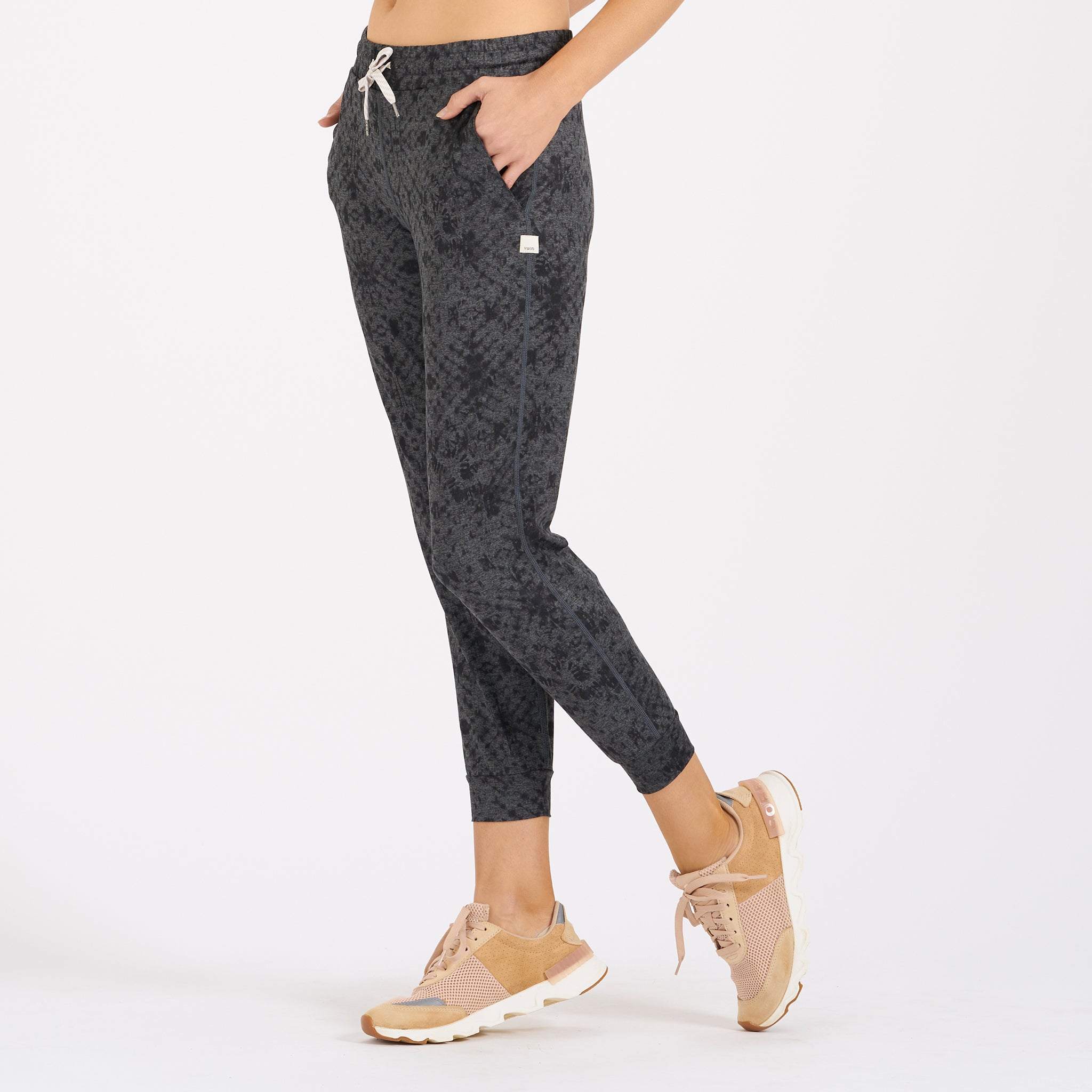 Performance Jogger | Charcoal Shibori
