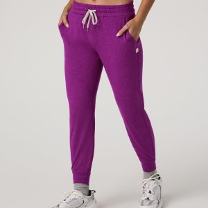 Performance Jogger | Magenta Heather