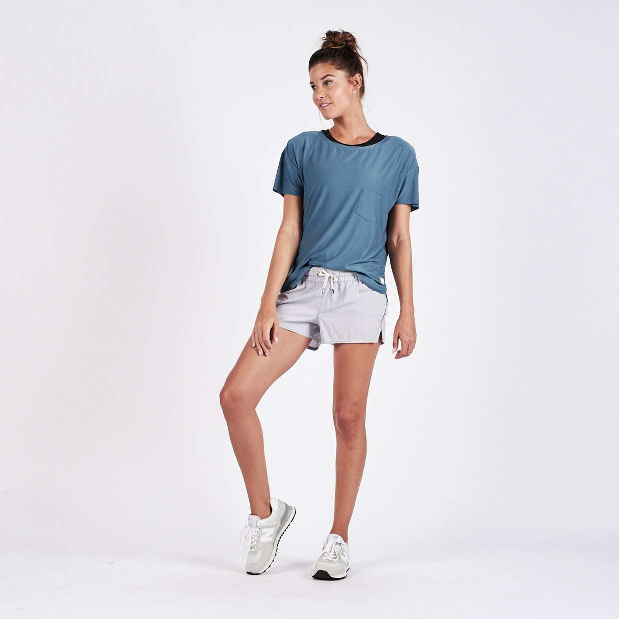 Clementine Short | Light Heather Grey - Image 5