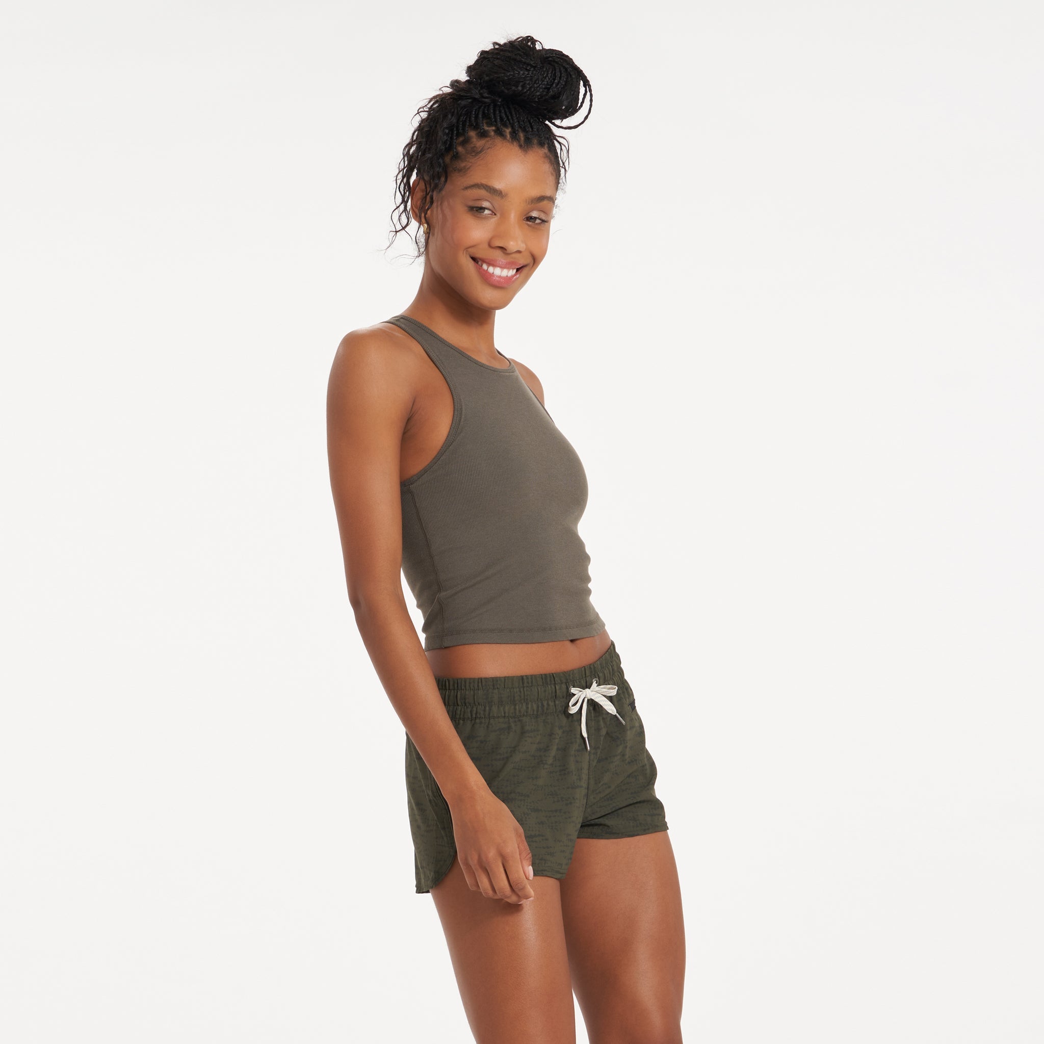 Pose Plyo Tank | Oregano Heather - Image 2