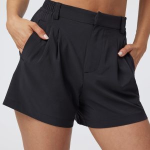 Villa Trouser Shorts | Black