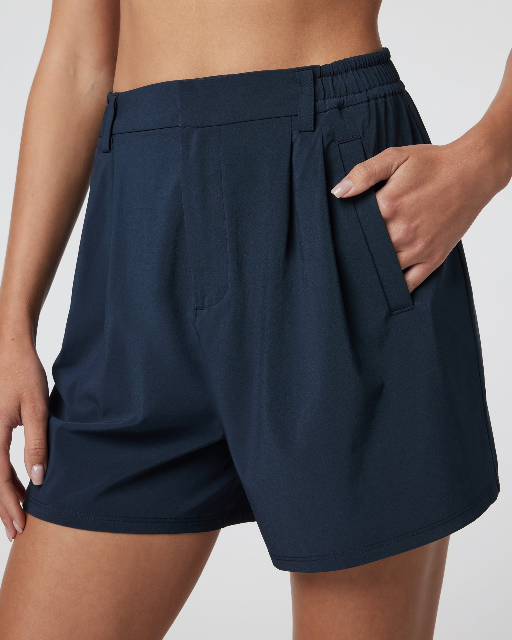 Villa Trouser Shorts | Ink - Image 4