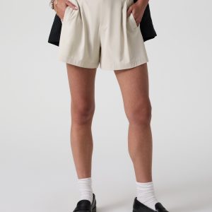 Villa Trouser Shorts | Mushroom